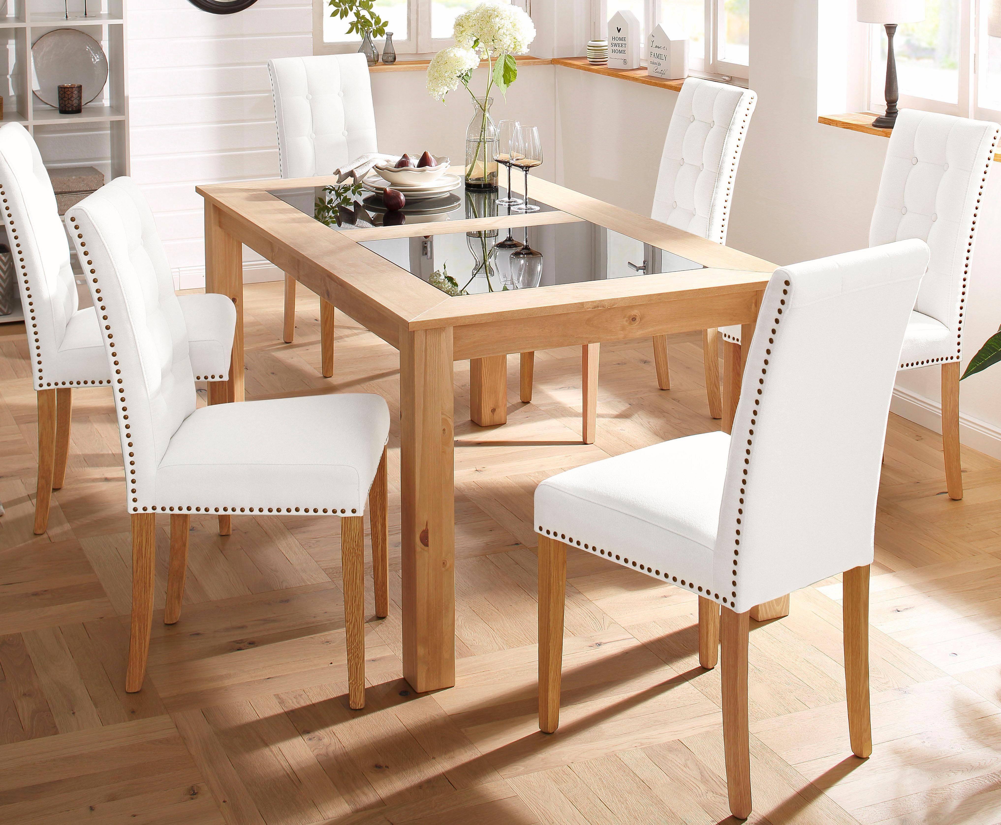 Otto - Home Affaire HOME AFFAIRE eettafel Zava, in 2 afmetingen, met glasinzet