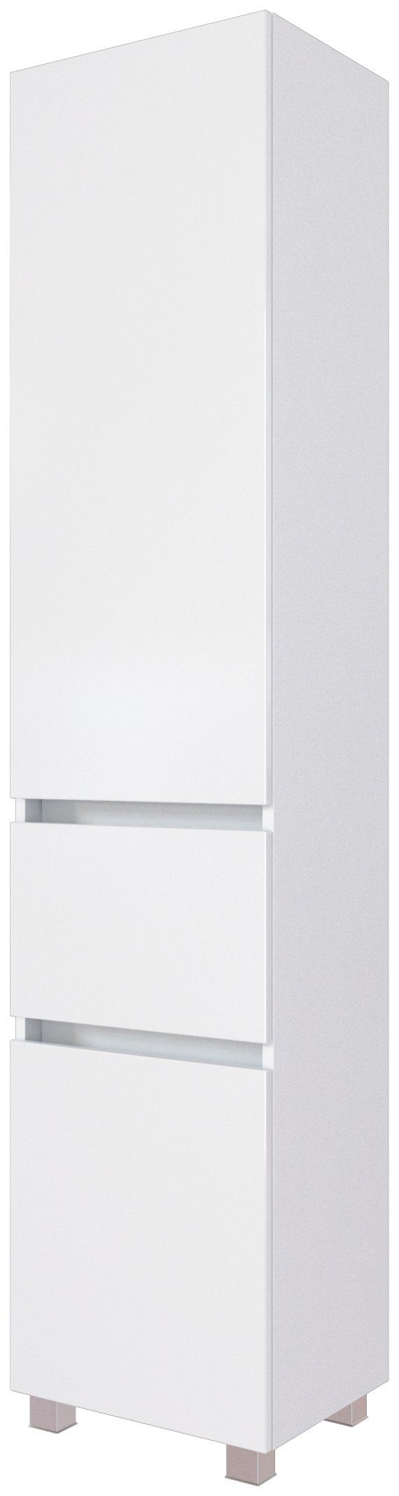 welltime Smalle kast Baabe 40 cm breed, soft-closefunctie, veel bergruimte buffetkasten wit