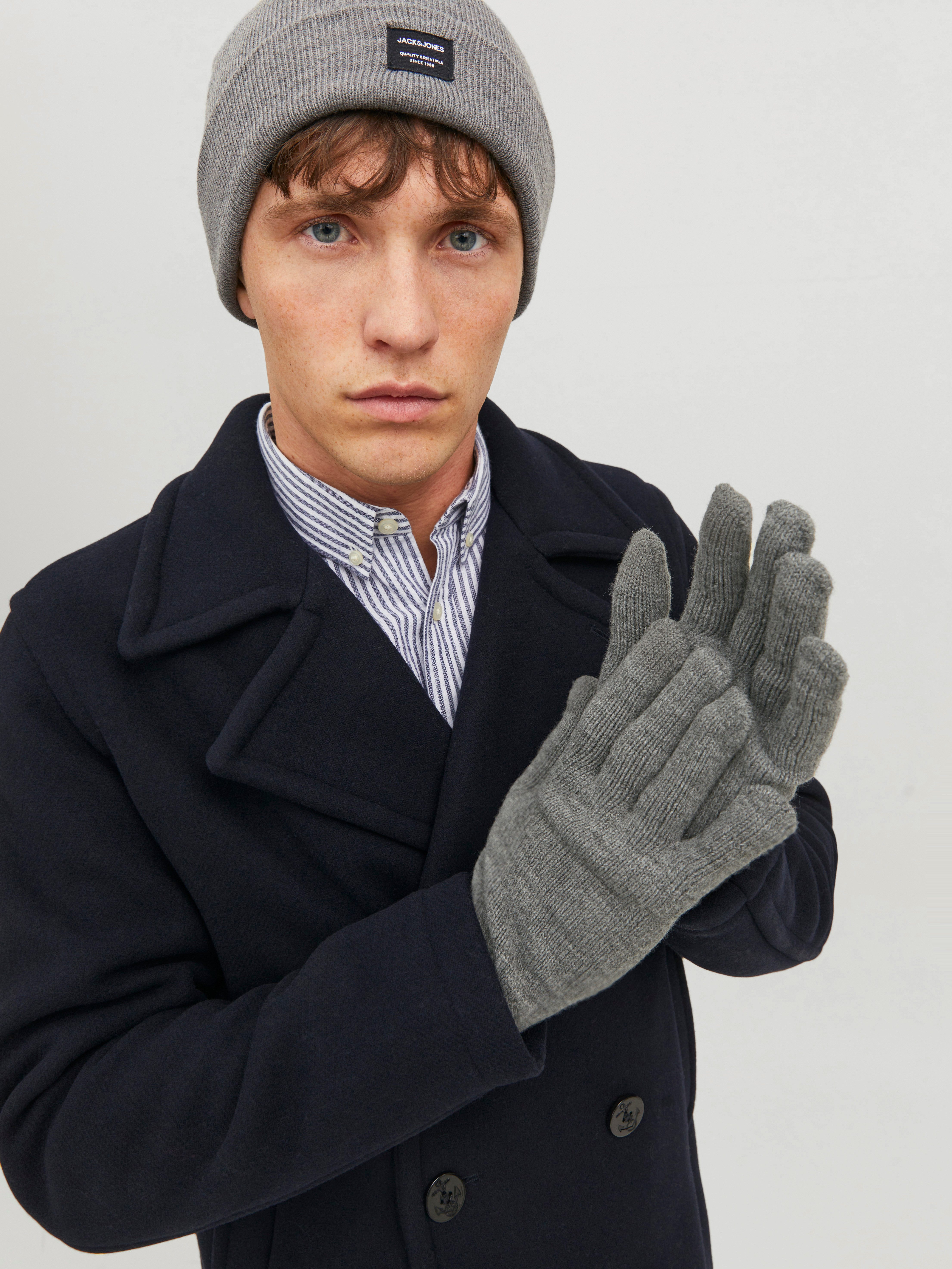 Jack & Jones Gebreide handschoenen Gloves JACBARRY GEHAKTE HANDSCHOENEN NOOS