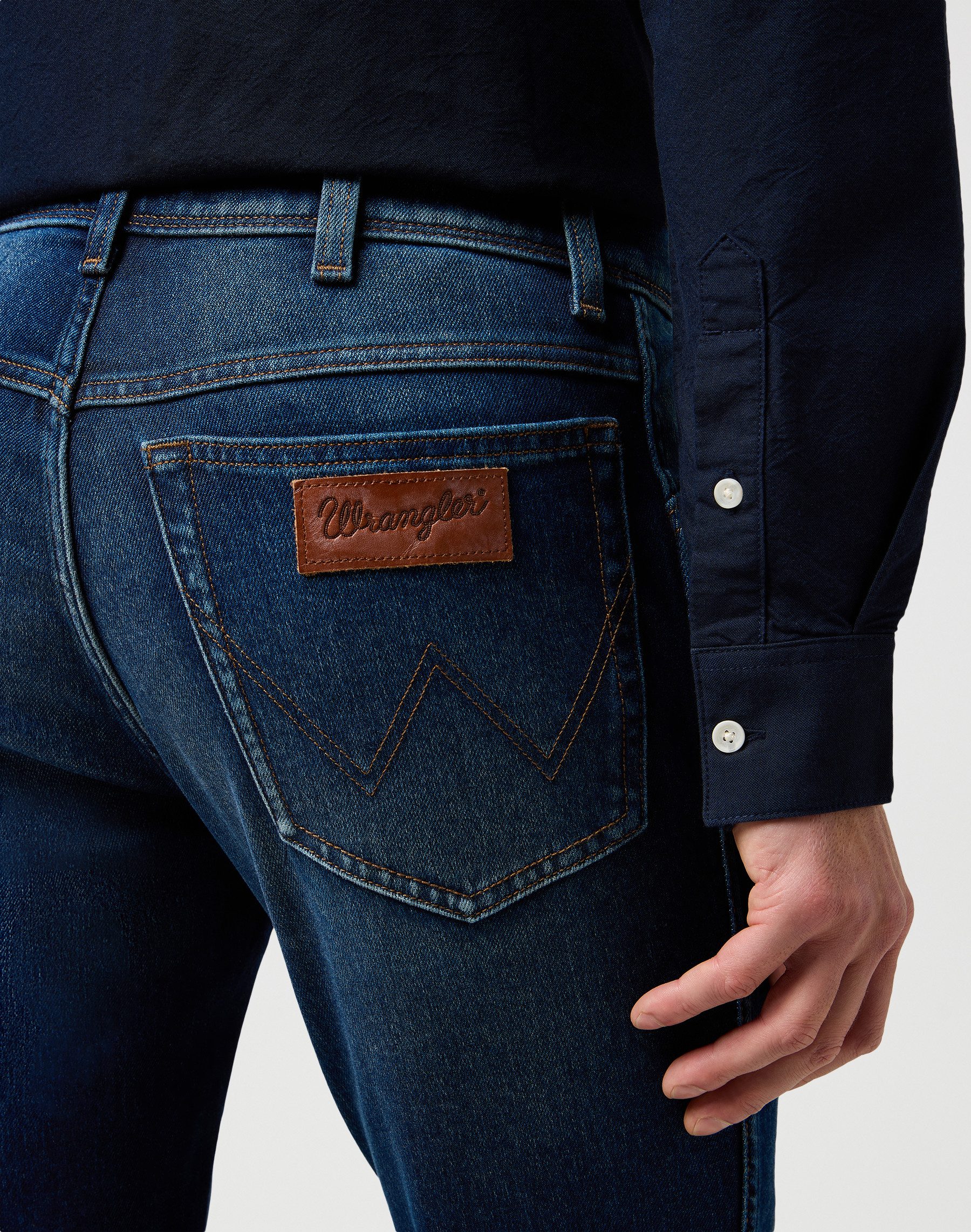 Wrangler Slim fit jeans Texas Slim met elastaan