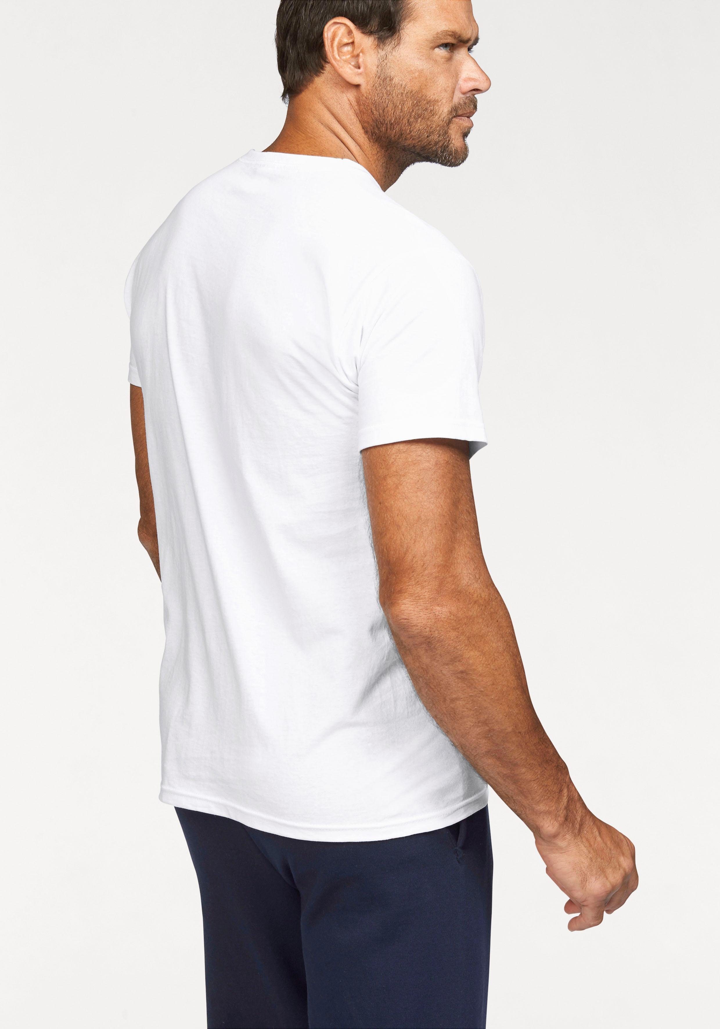 Fruit of the Loom T-shirt met v-hals (set, 2-delig)