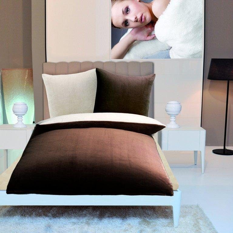 Gözze Tweezijdig te gebruiken overtrekset Superpluis in mt. 135x200 of 155x220 cm Fleece behaaglijk warm in de winter, dekbedovertrek met