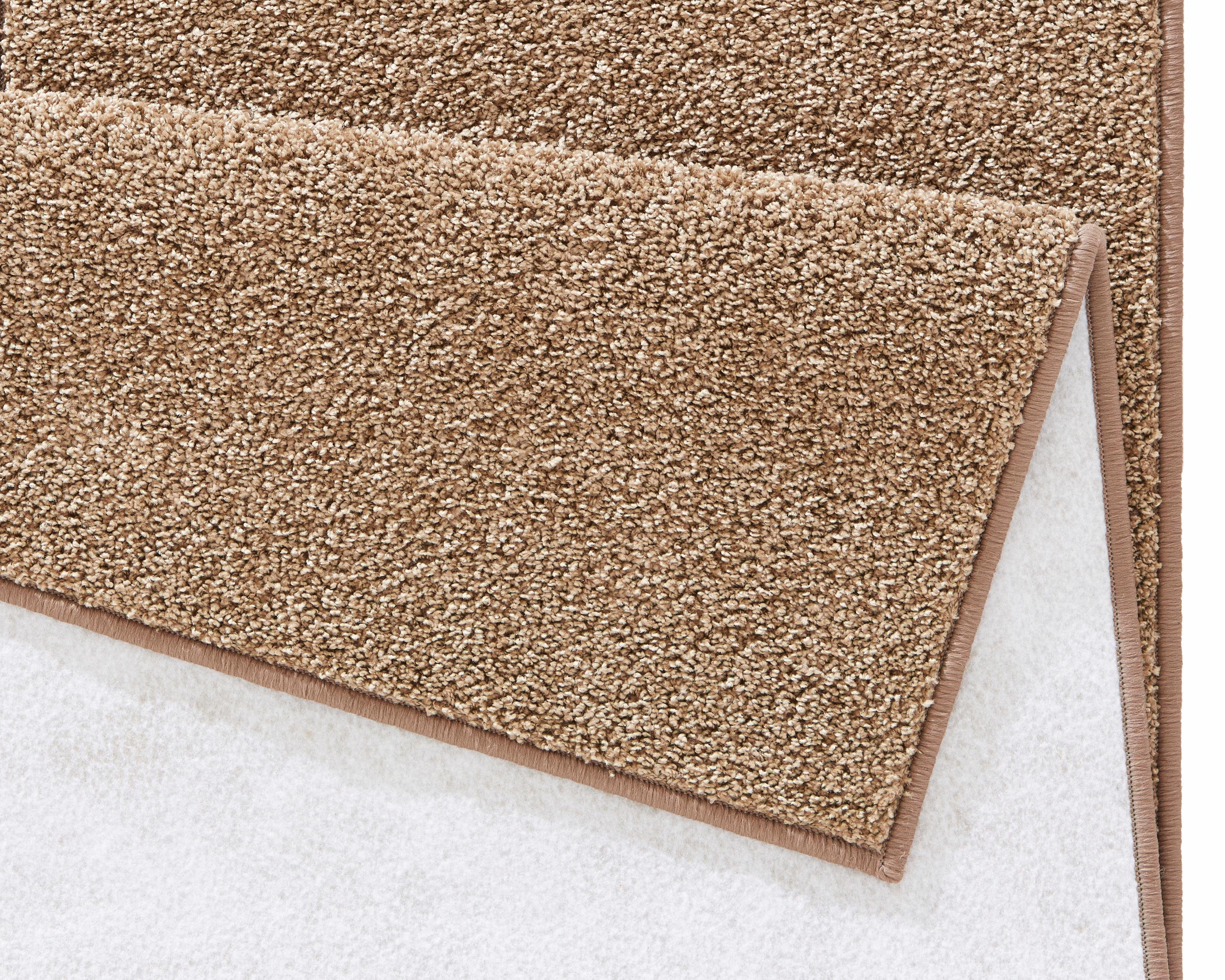 HANSE Home Set slaapkamerkleedjes Pure 100 Korte pool, unikleur, vloerkleed, bedloper, slaapkamerkleed, loper