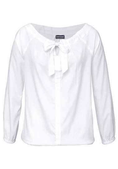 BRUNO BANANI Blouse met kraagstrik in set van 2 BRUNO BANANI Blouse met kraagstrik in set van 2