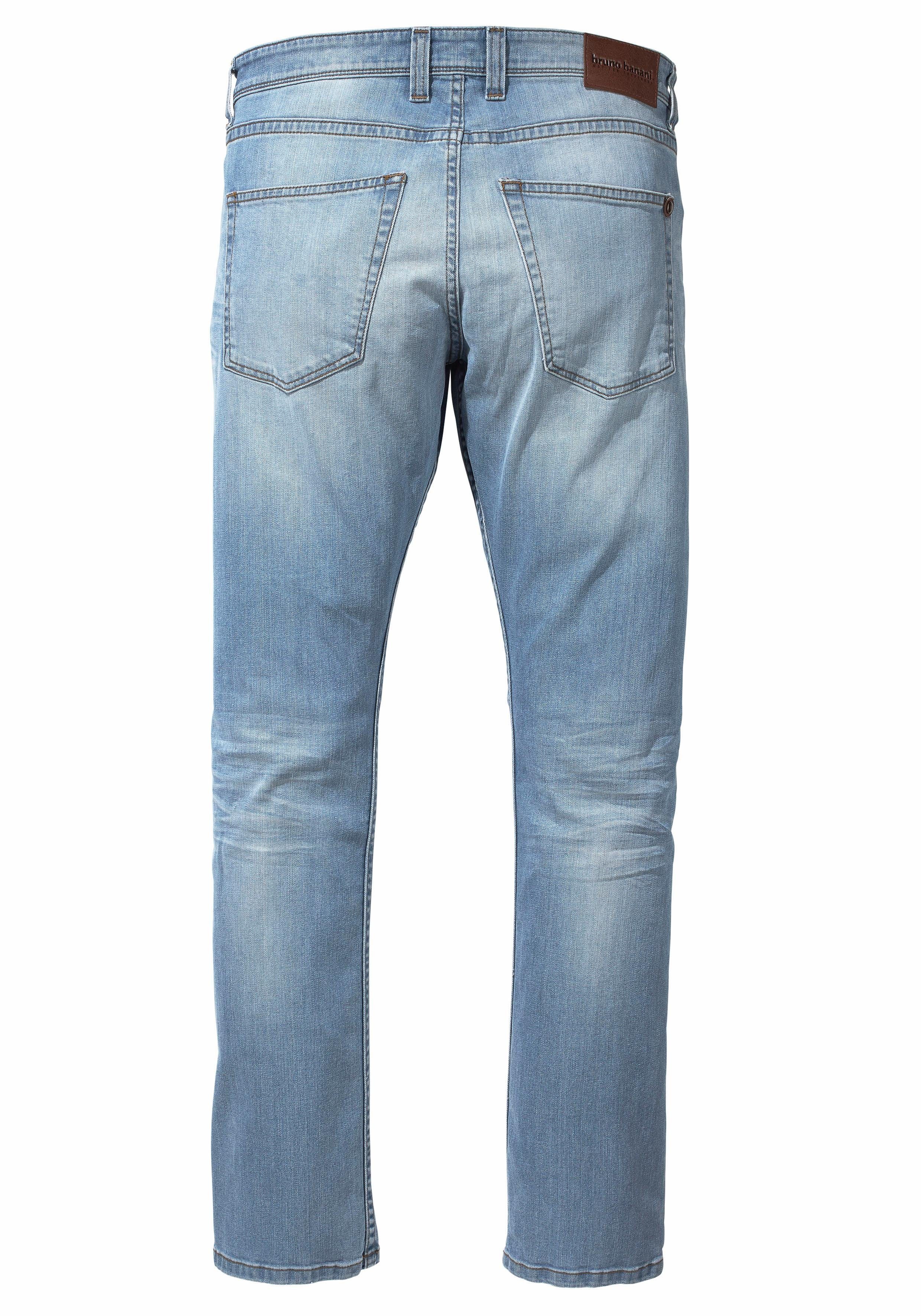 Bruno Banani Slim fit jeans Jimmy (stretch) smalle pijp, lage taillehoogte, met knoopsluiting