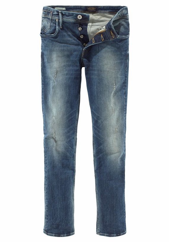 JACK & JONES Slim Fit-jeans »Tim« JACK & JONES Slim Fit-jeans »Tim«