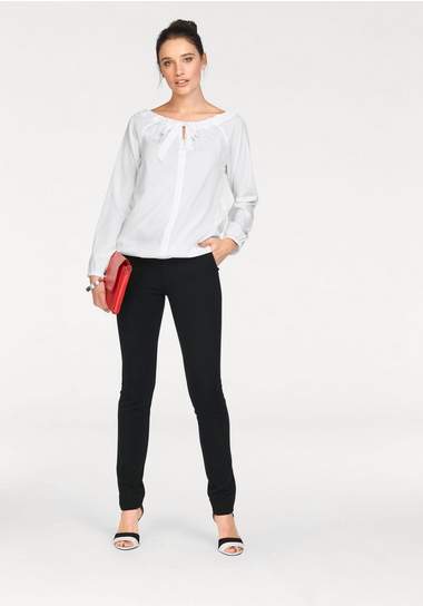 BRUNO BANANI Blouse met kraagstrik in set van 2 BRUNO BANANI Blouse met kraagstrik in set van 2