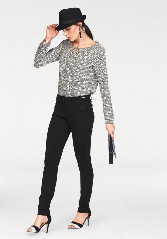 BRUNO BANANI Blouse met kraagstrik in set van 2 BRUNO BANANI Blouse met kraagstrik in set van 2