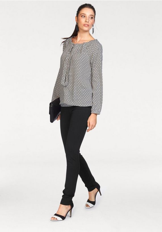 BRUNO BANANI Blouse met kraagstrik in set van 2 BRUNO BANANI Blouse met kraagstrik in set van 2