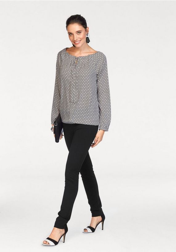 BRUNO BANANI Blouse met kraagstrik in set van 2 BRUNO BANANI Blouse met kraagstrik in set van 2