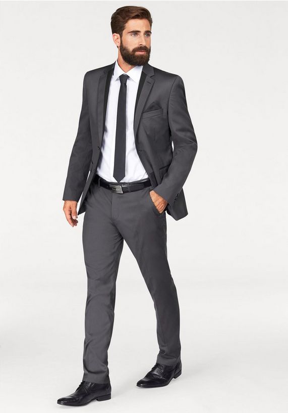 BRUNO BANANI Businessoverhemd met deelnaden achter BRUNO BANANI Businessoverhemd met deelnaden achter