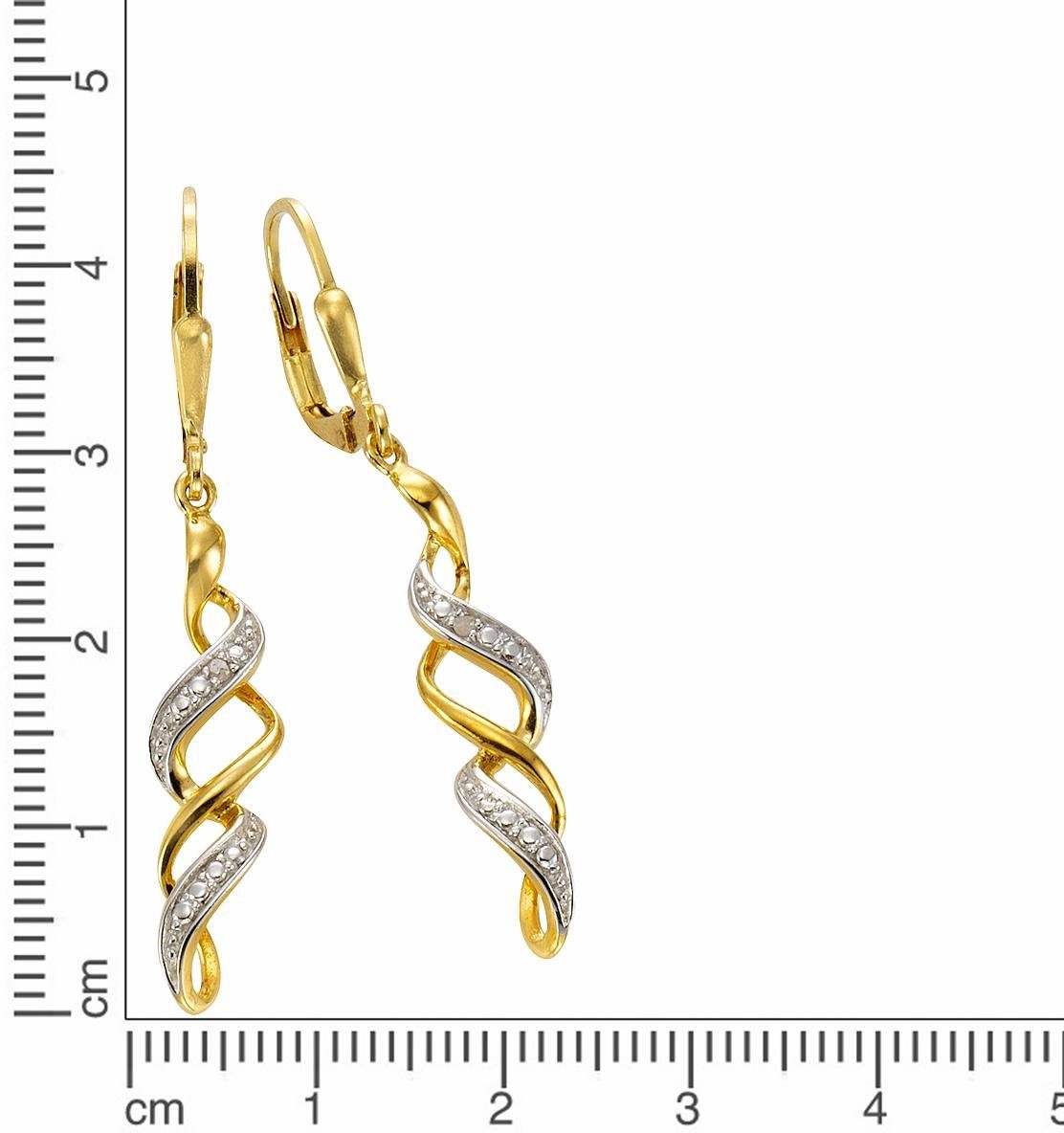 Firetti Paar oorhangers Sieraad Geschenk zilver 925 Oorsieraden Patentsluiting