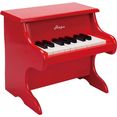 hape speelgoed-muziekinstrument speelgoedpiano rood