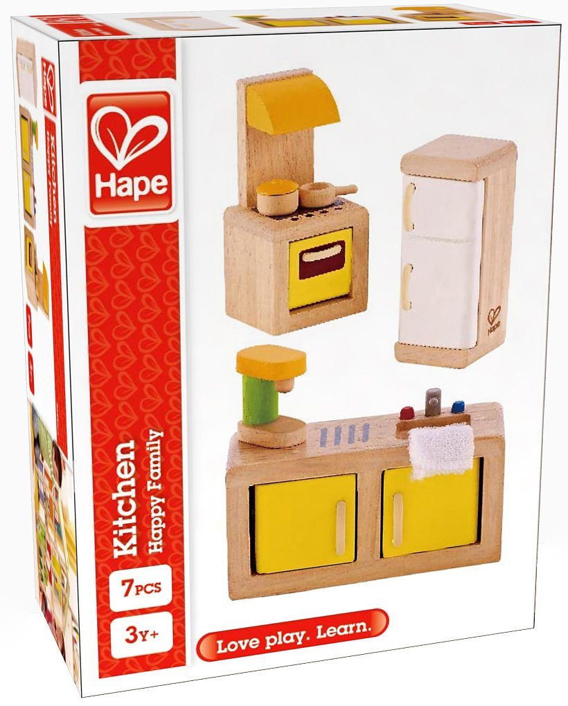 Hape Poppenhuismeubelen Keuken (7-delig)