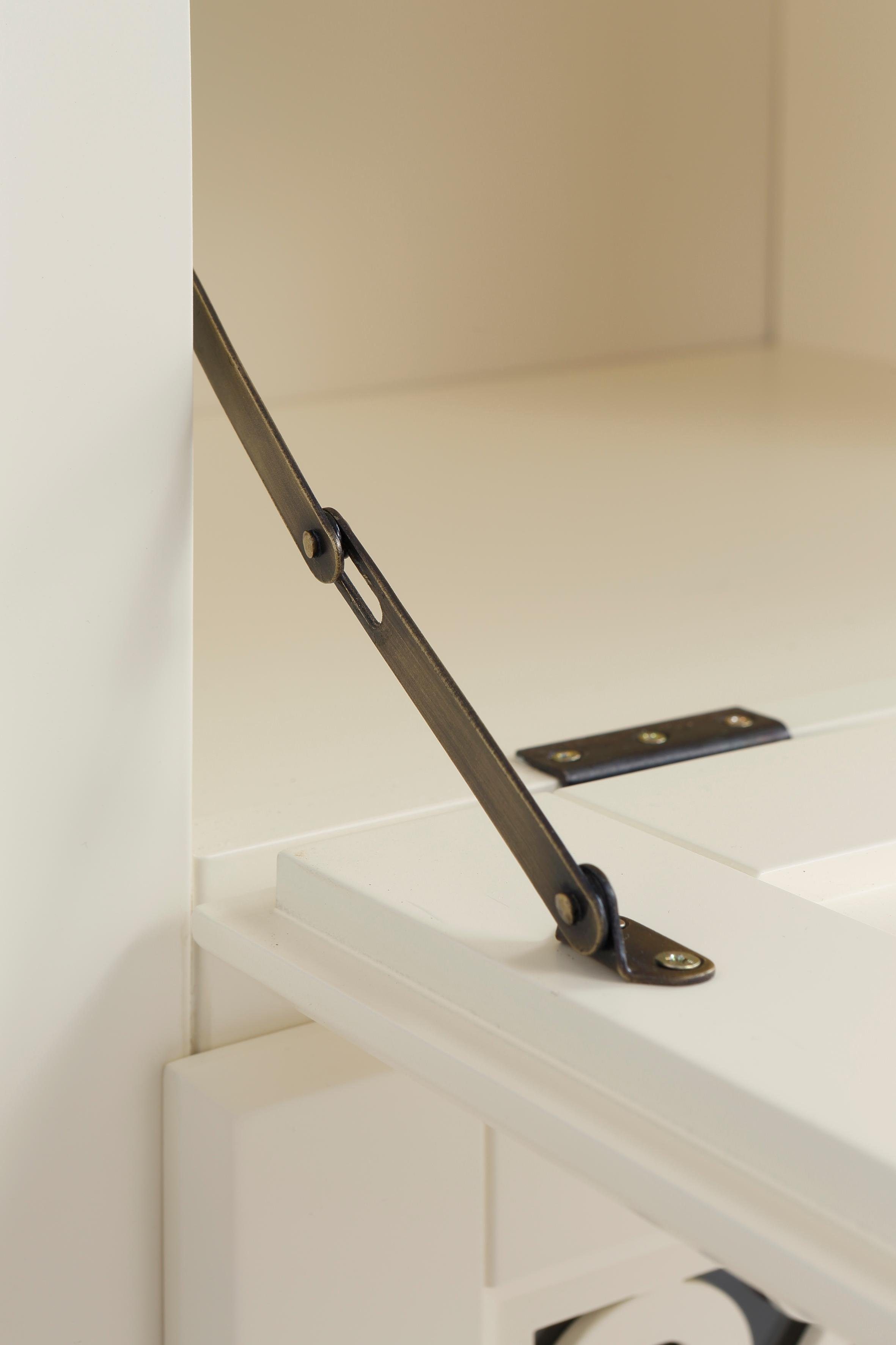 Home affaire Highboard Arabeske Vitrine in houtlook, met frezingen op de deurfronten, breedte 160 cm