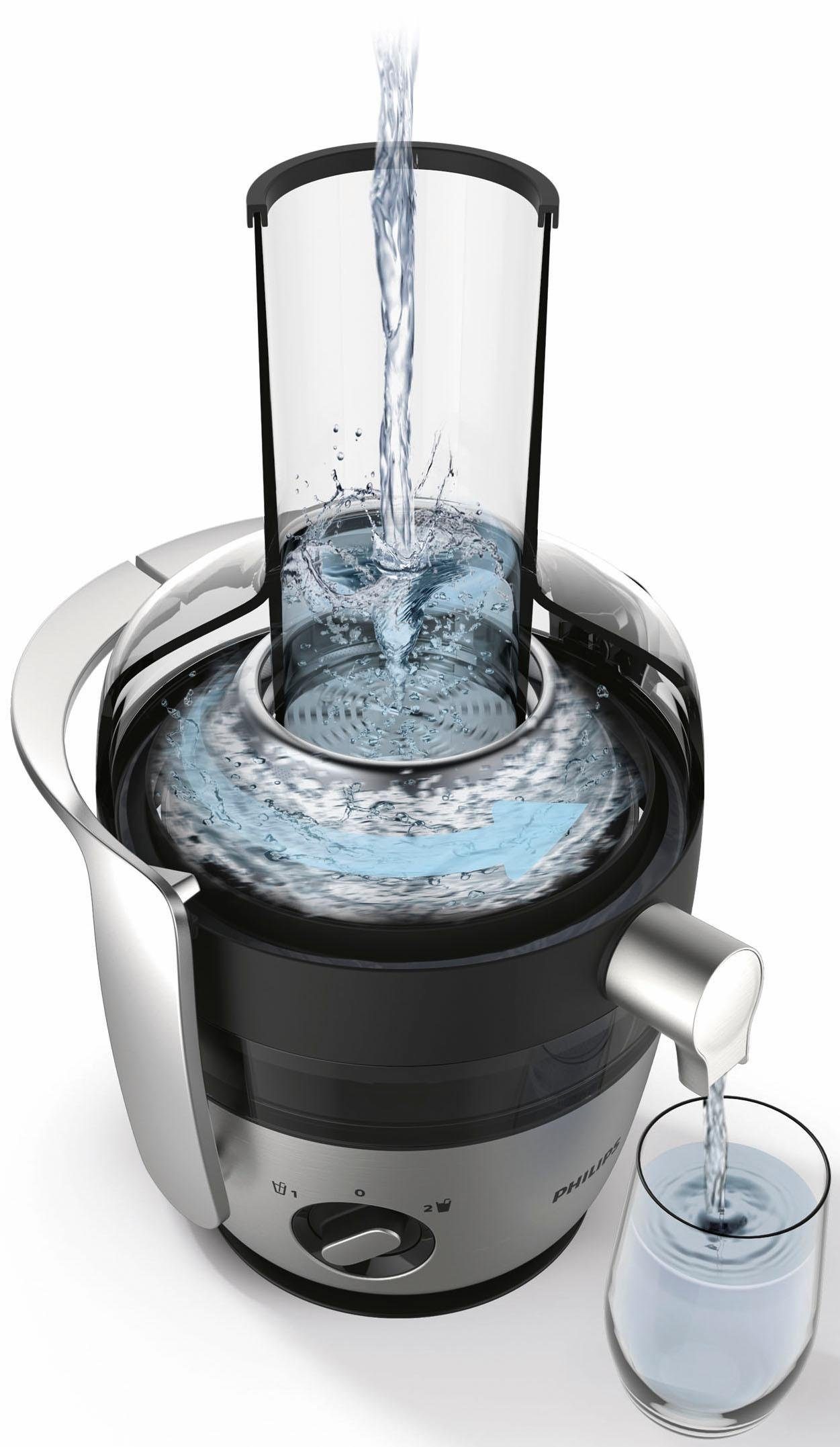 Philips Vruchtenpers HR1921/20 Avance met geotech vergiet, quickclean en voorspoelfunctie