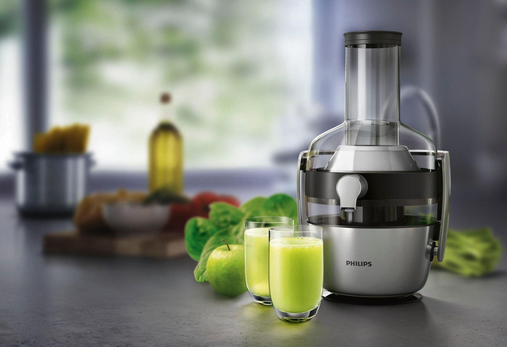 Philips Vruchtenpers HR1921/20 Avance met geotech vergiet, quickclean en voorspoelfunctie
