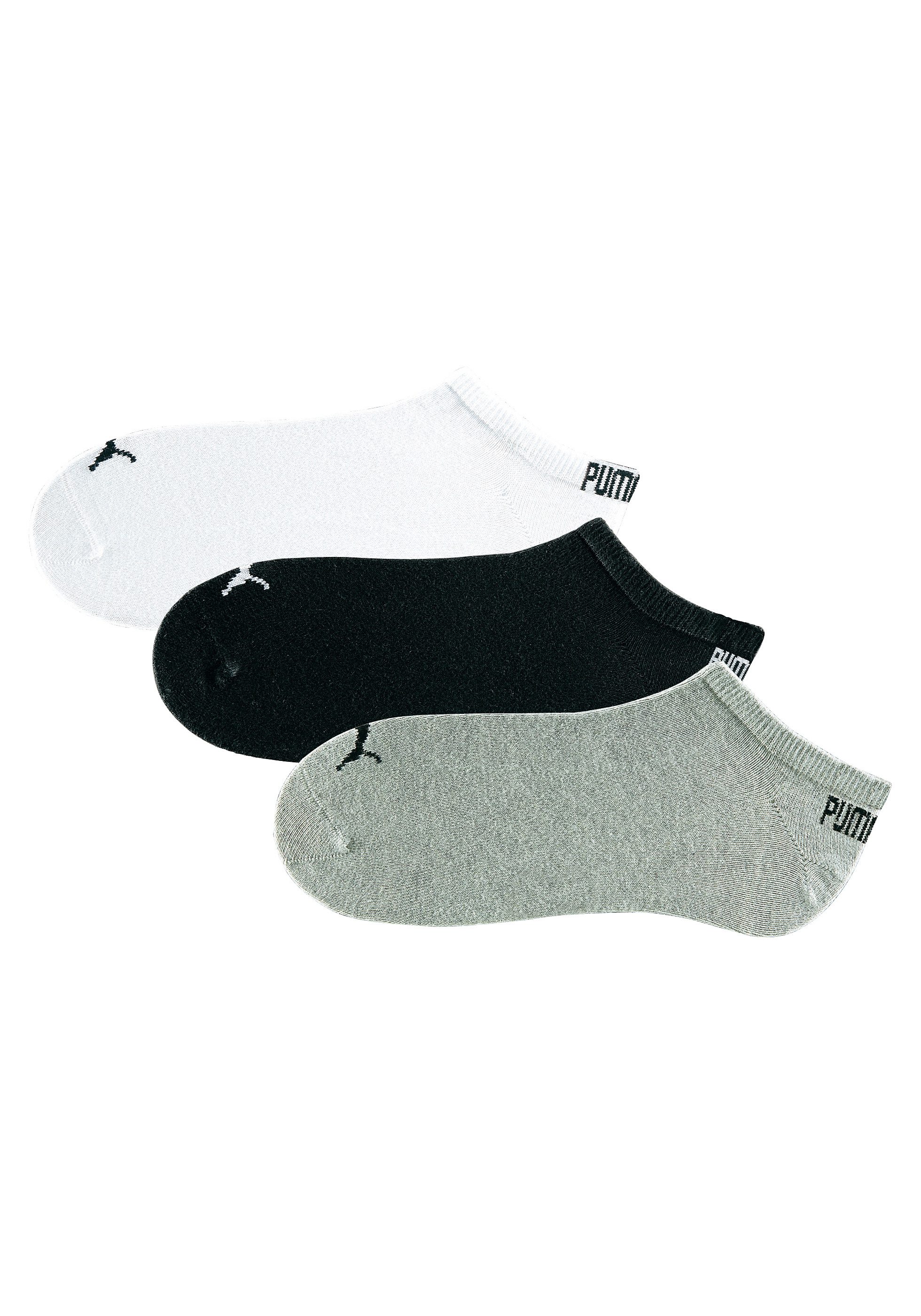 PUMA Sneakersokken met ingebreid logo (3 paar)