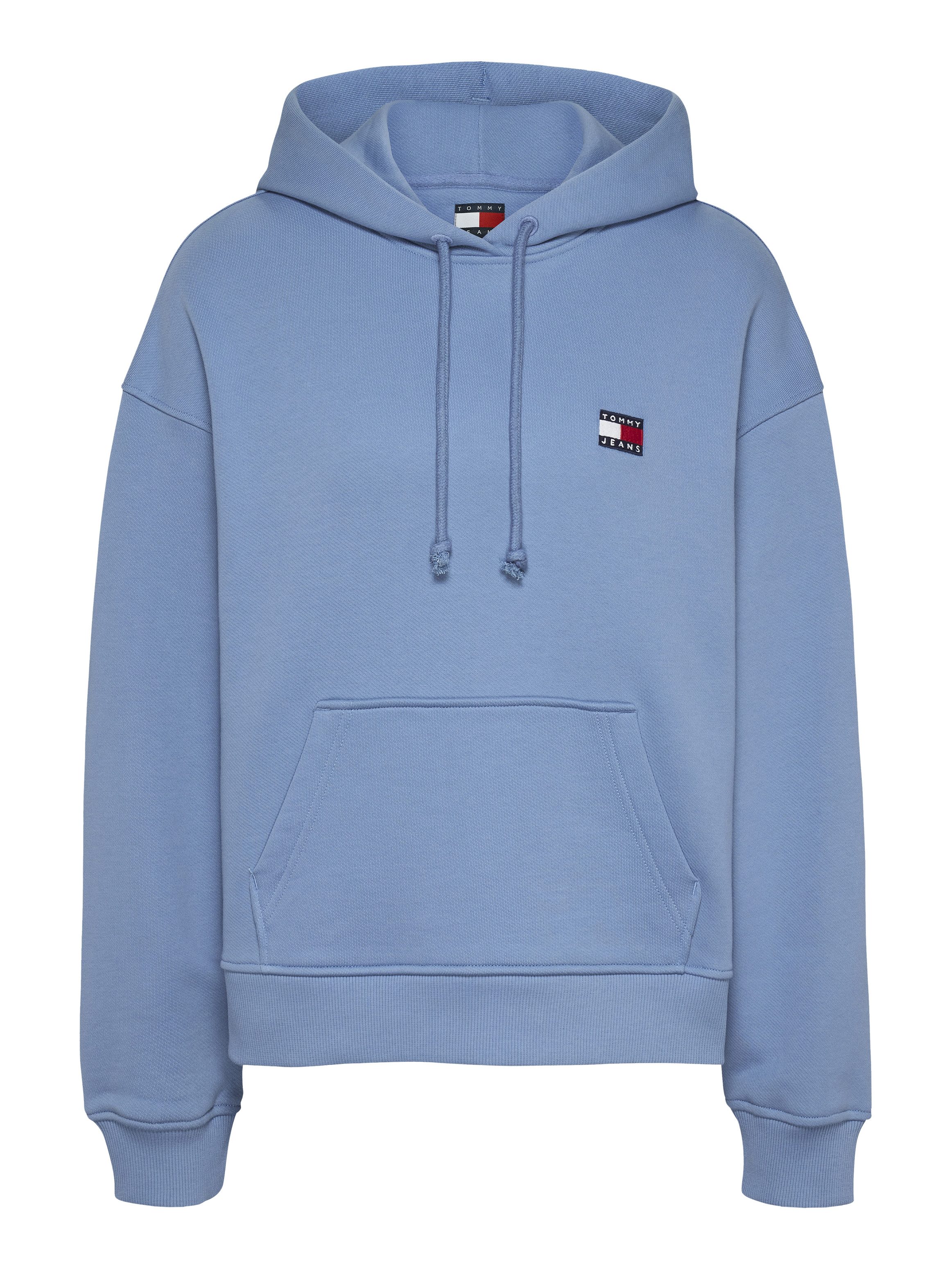 Tommy Jeans Curve Hoodie TJW BXY BADGE HOODIE EXT in grote maten, capuchon, badge