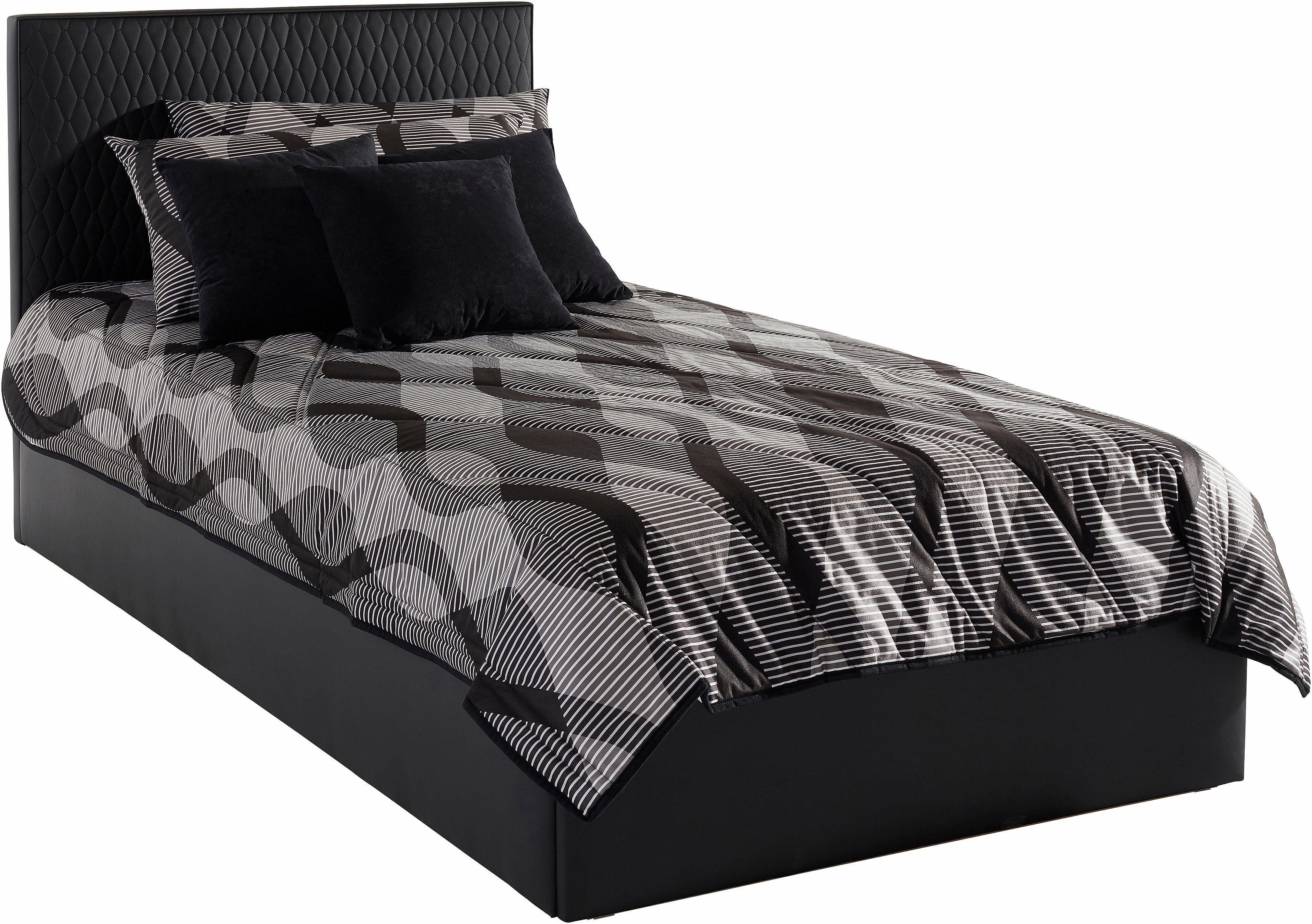 Westfalia Polsterbetten Gestoffeerd bed met bedkist bij uitvoering met matras