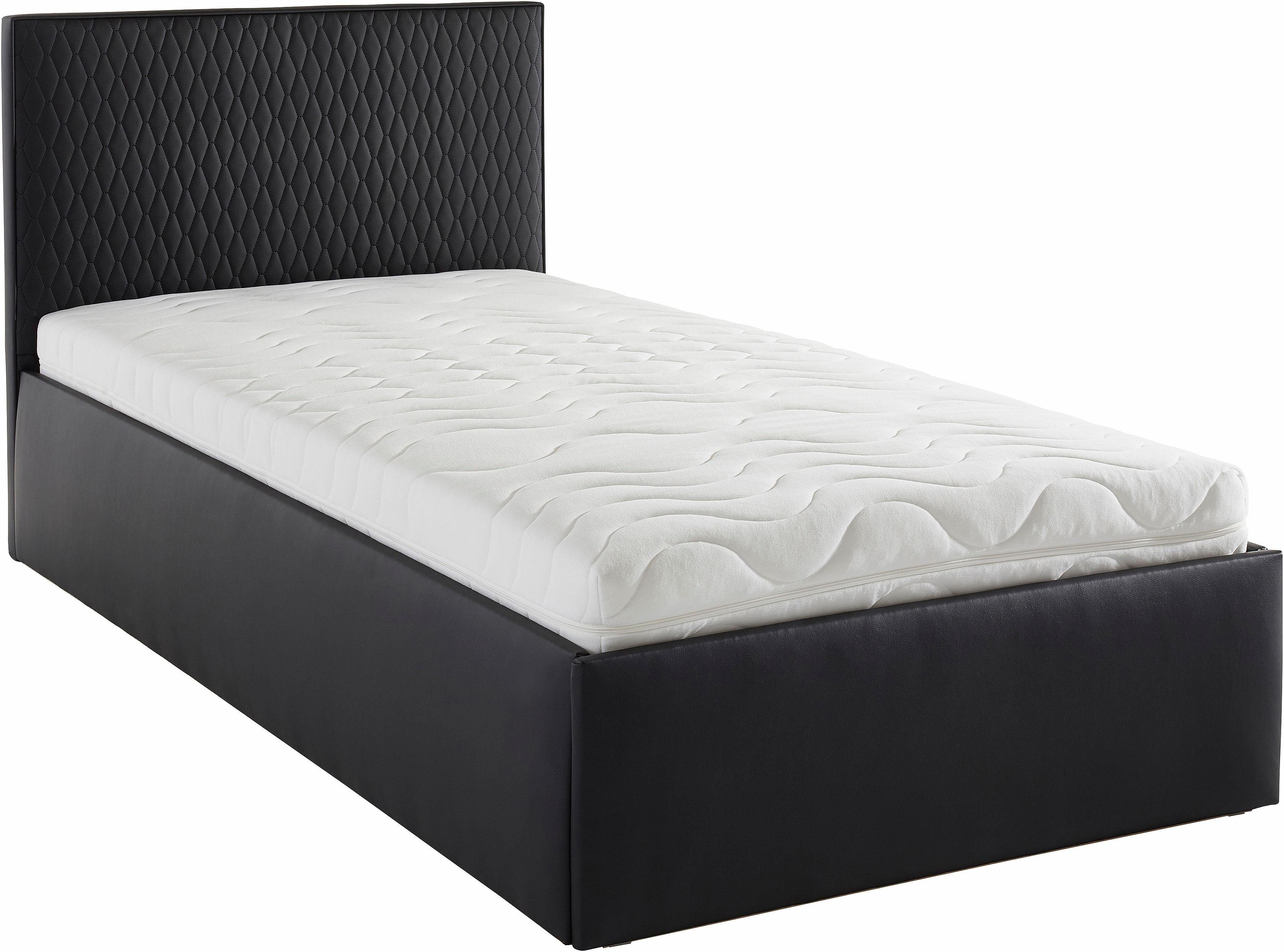 Westfalia Polsterbetten Gestoffeerd bed met bedkist bij uitvoering met matras