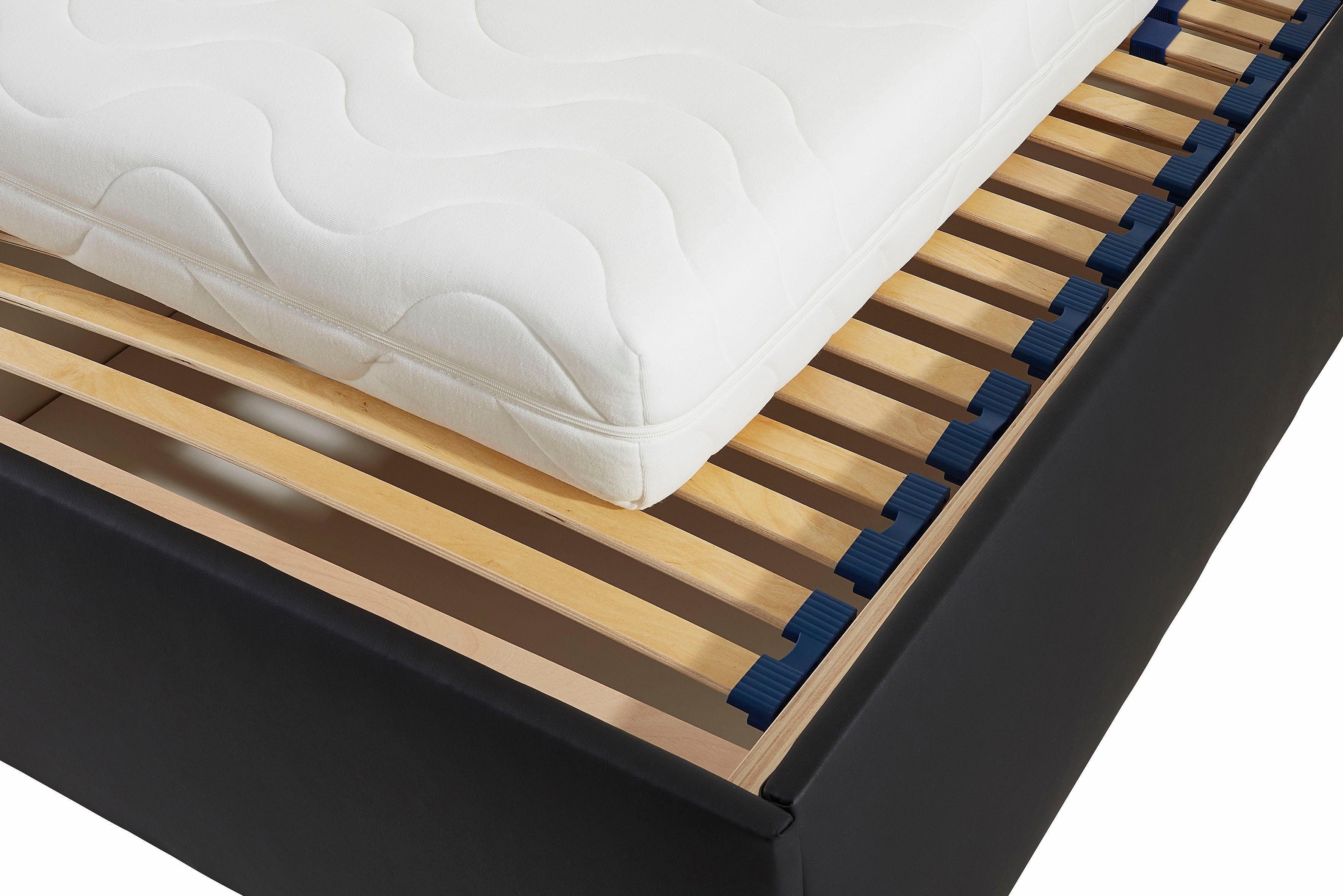 Westfalia Polsterbetten Gestoffeerd bed met bedkist bij uitvoering met matras