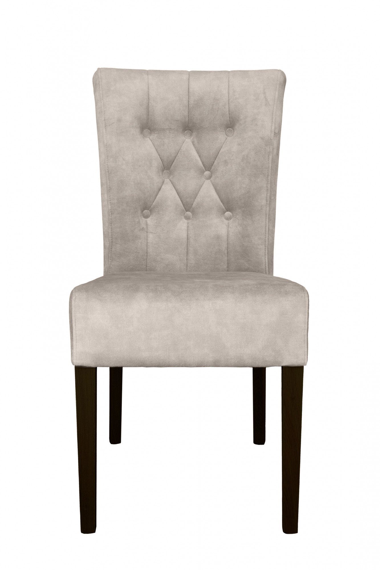 Home affaire Stoel met 4 poten Ravenna Eetkamerstoel met capitonnage (set, 2 stuks)