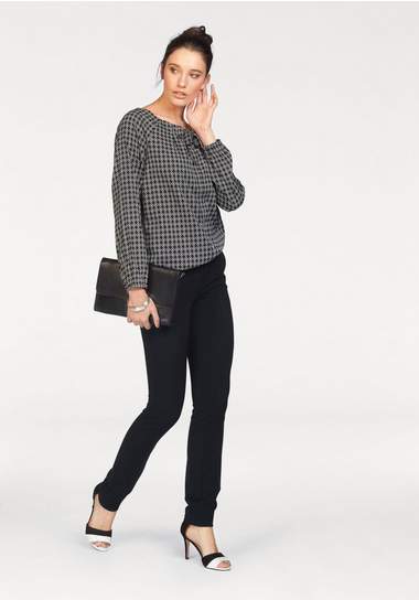 BRUNO BANANI Blouse met kraagstrik in set van 2 BRUNO BANANI Blouse met kraagstrik in set van 2