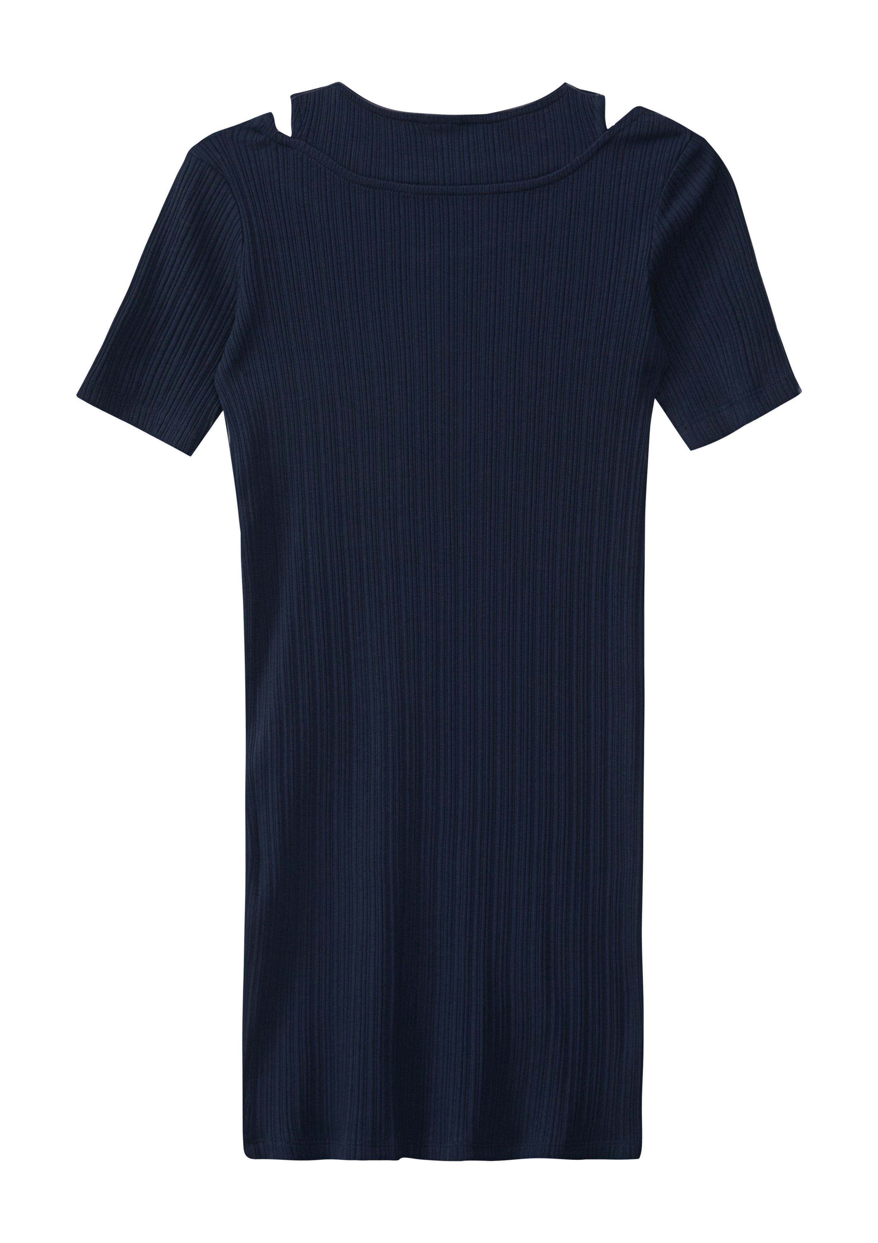 s.Oliver RED LABEL Junior 2-in-1-jurk knie-vrij, van ribstof