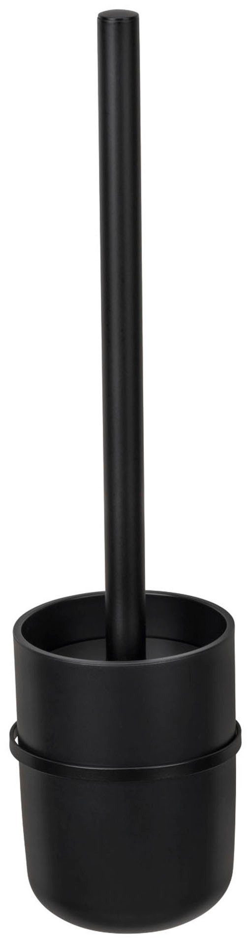 WENKO Toiletset Turbo-Loc® Carpino zwart, bevestigen zonder boren