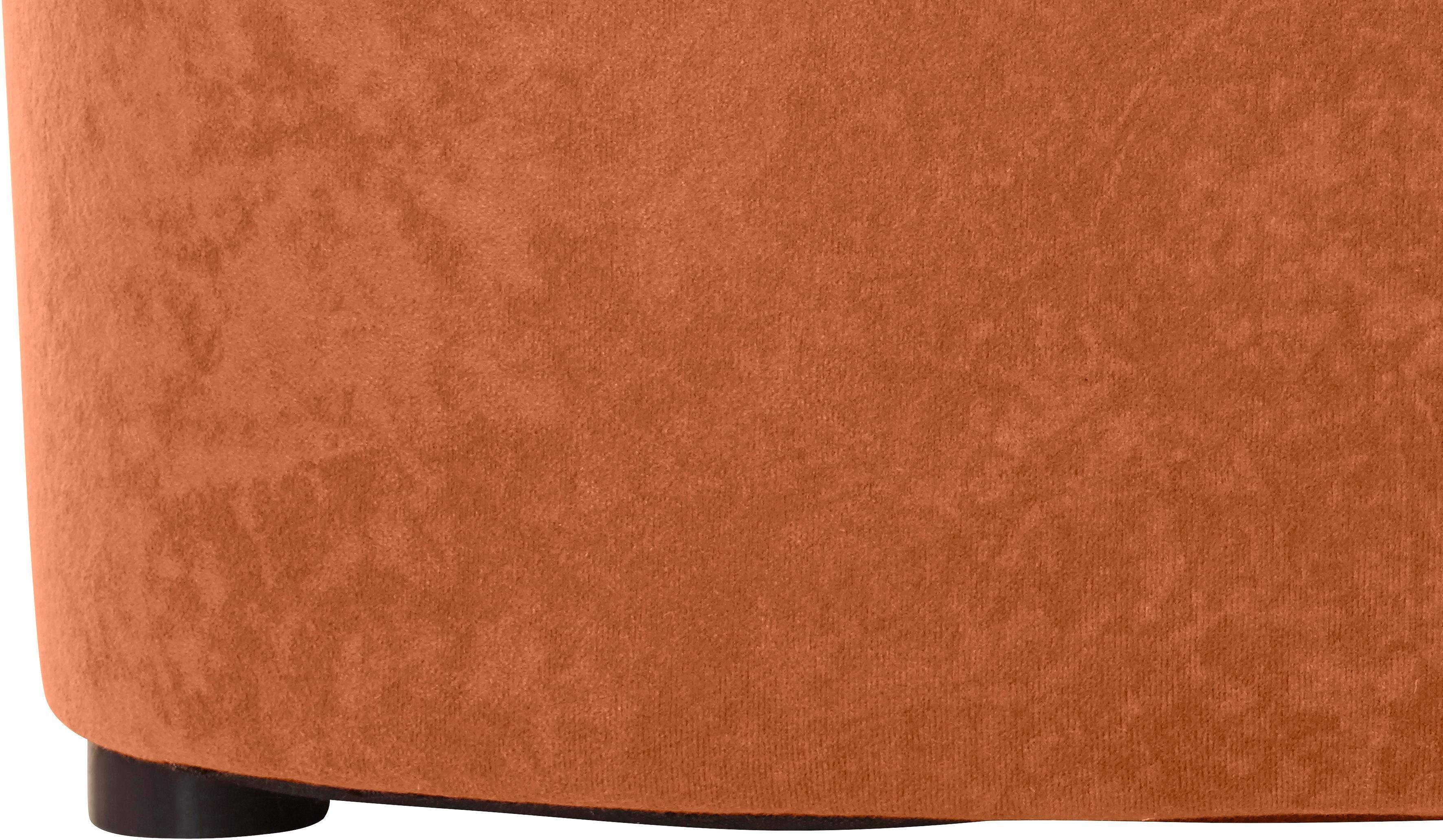 DOMO collection Hoekbank Elva, tijdloze vormtaal, elegante rugstiksels, L-vorm