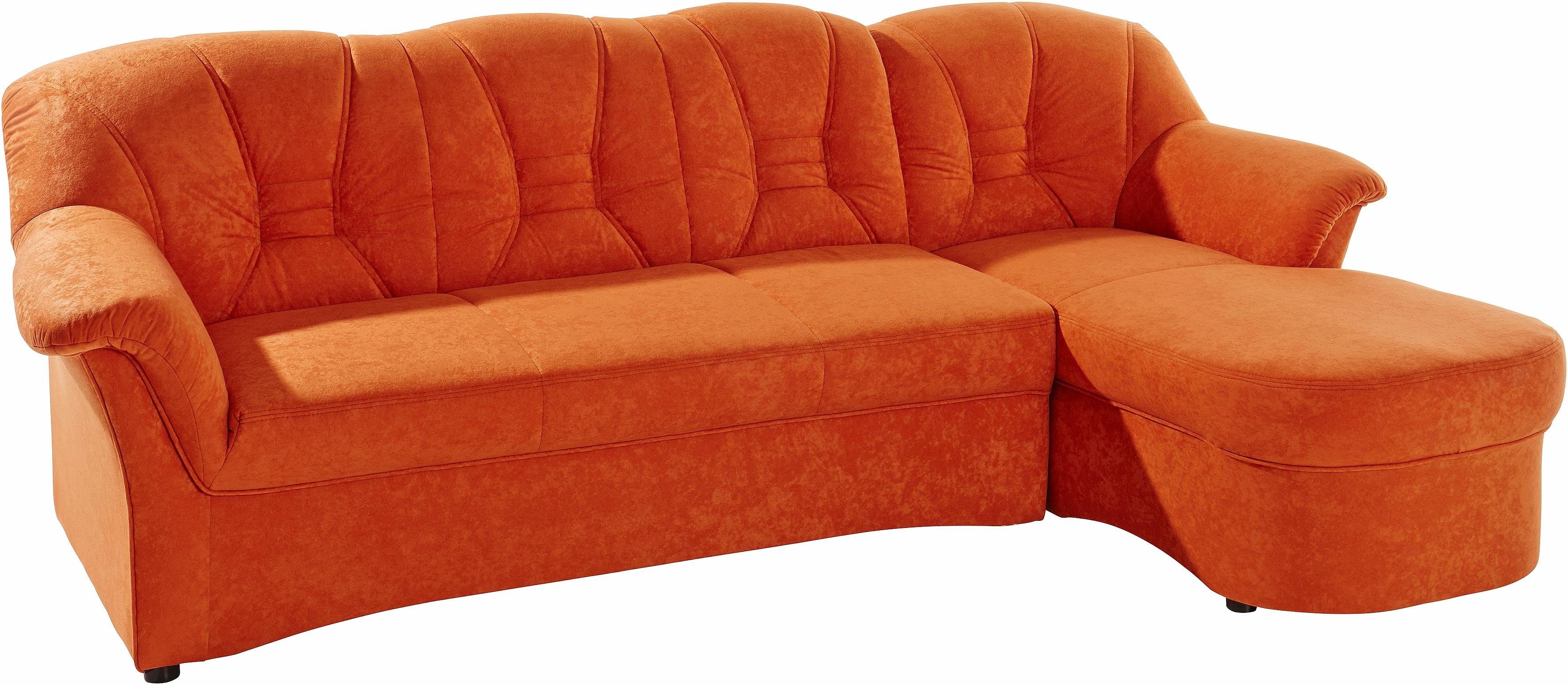 DOMO collection Hoekbank Elva, tijdloze vormtaal, elegante rugstiksels, L-vorm