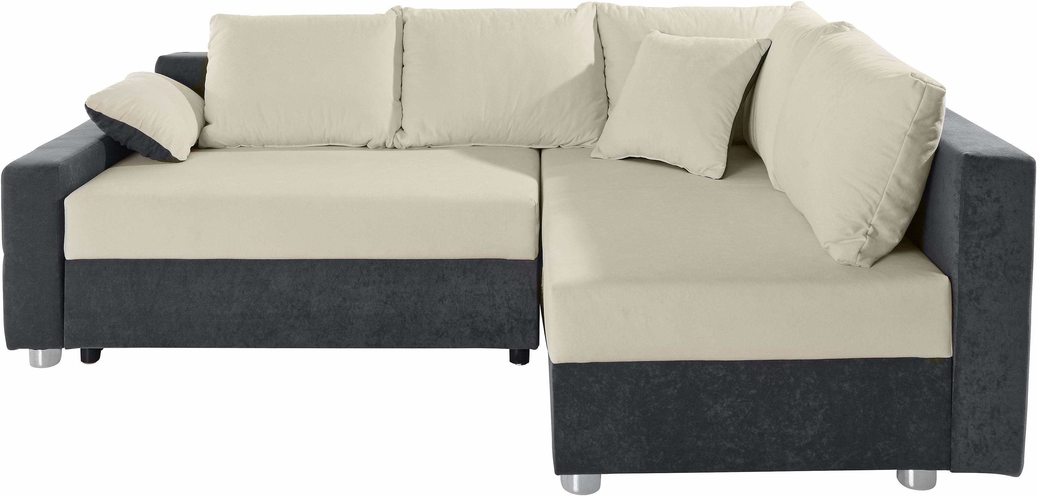 COLLECTION AB Hoekbank Parma L-vorm met slaapfunctie en binnenvering