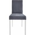 my home stoel (set, 2 stuks) grijs