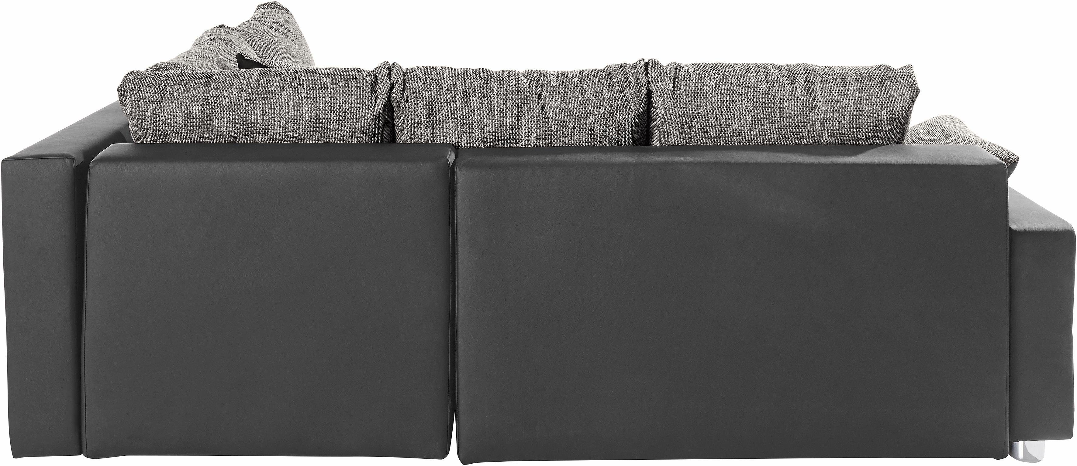 COLLECTION AB Hoekbank Parma L-vorm met slaapfunctie en binnenvering
