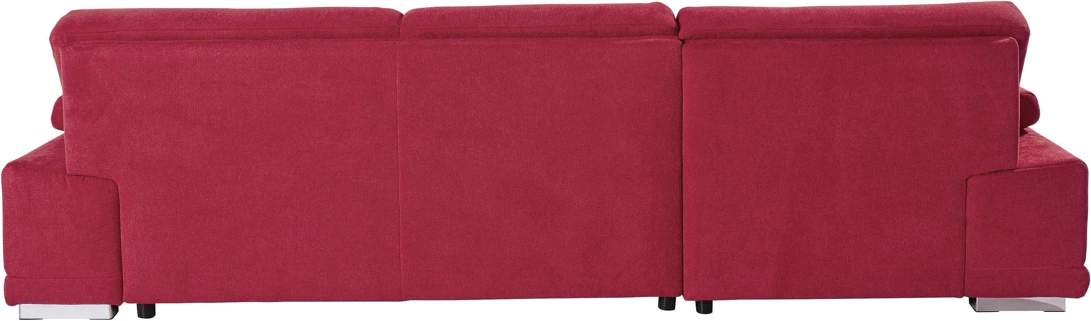 sit&more Hoekbank Coria L-vorm met xl-récamier, naar keuze met slaapfunctie