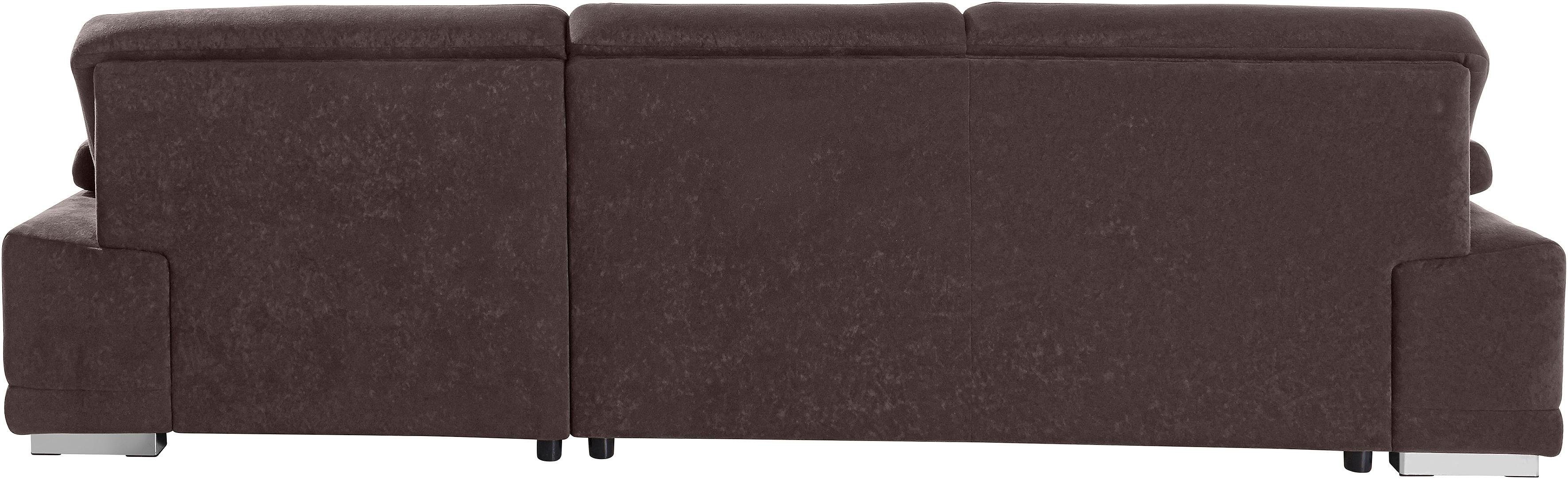 sit&more Hoekbank Coria L-vorm met xl-récamier, naar keuze met slaapfunctie