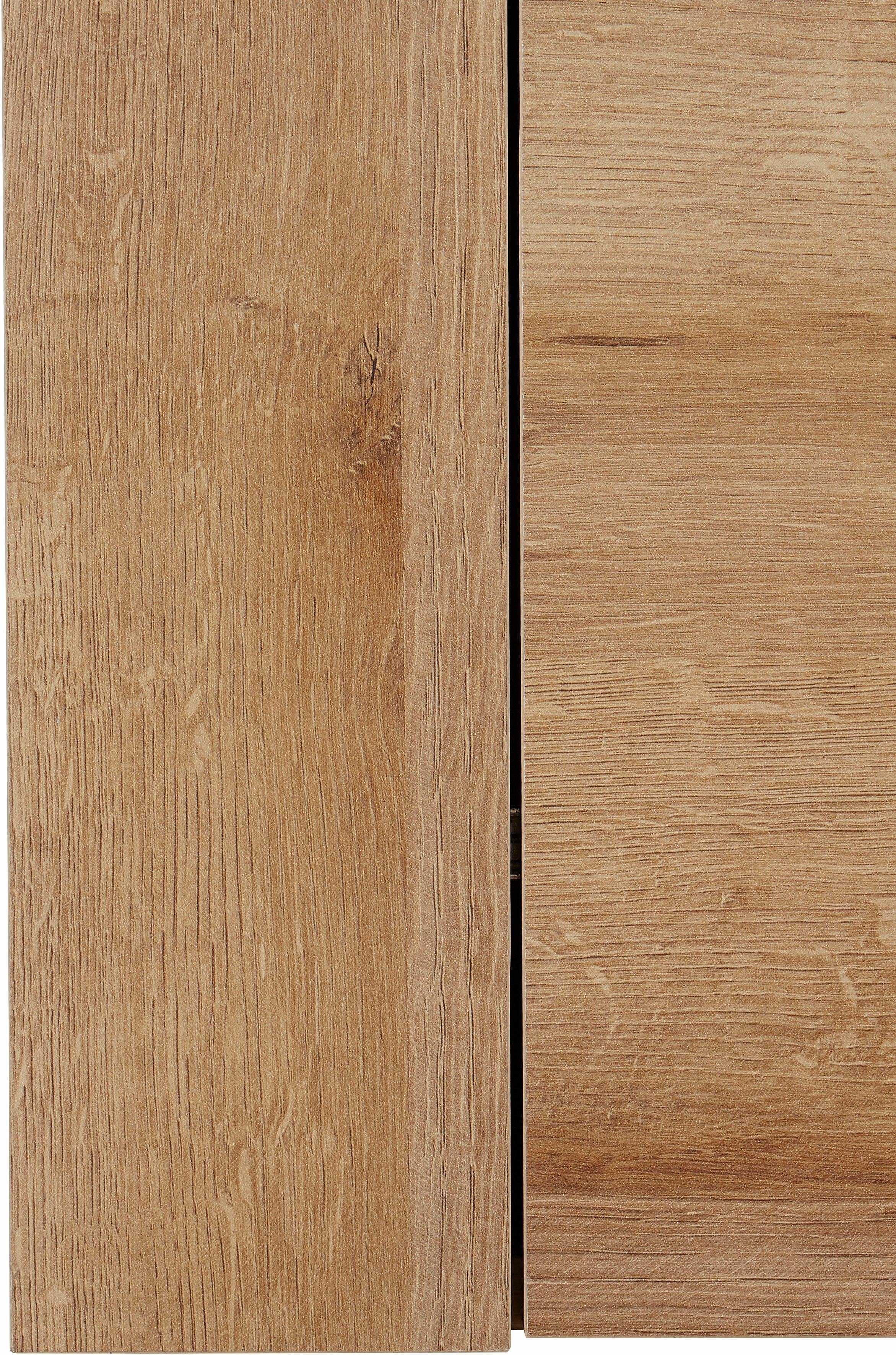 Home affaire Highboard Larona, tijdloze hoge commode met 2 deuren, deurkast, hoogte 129,5 cm,