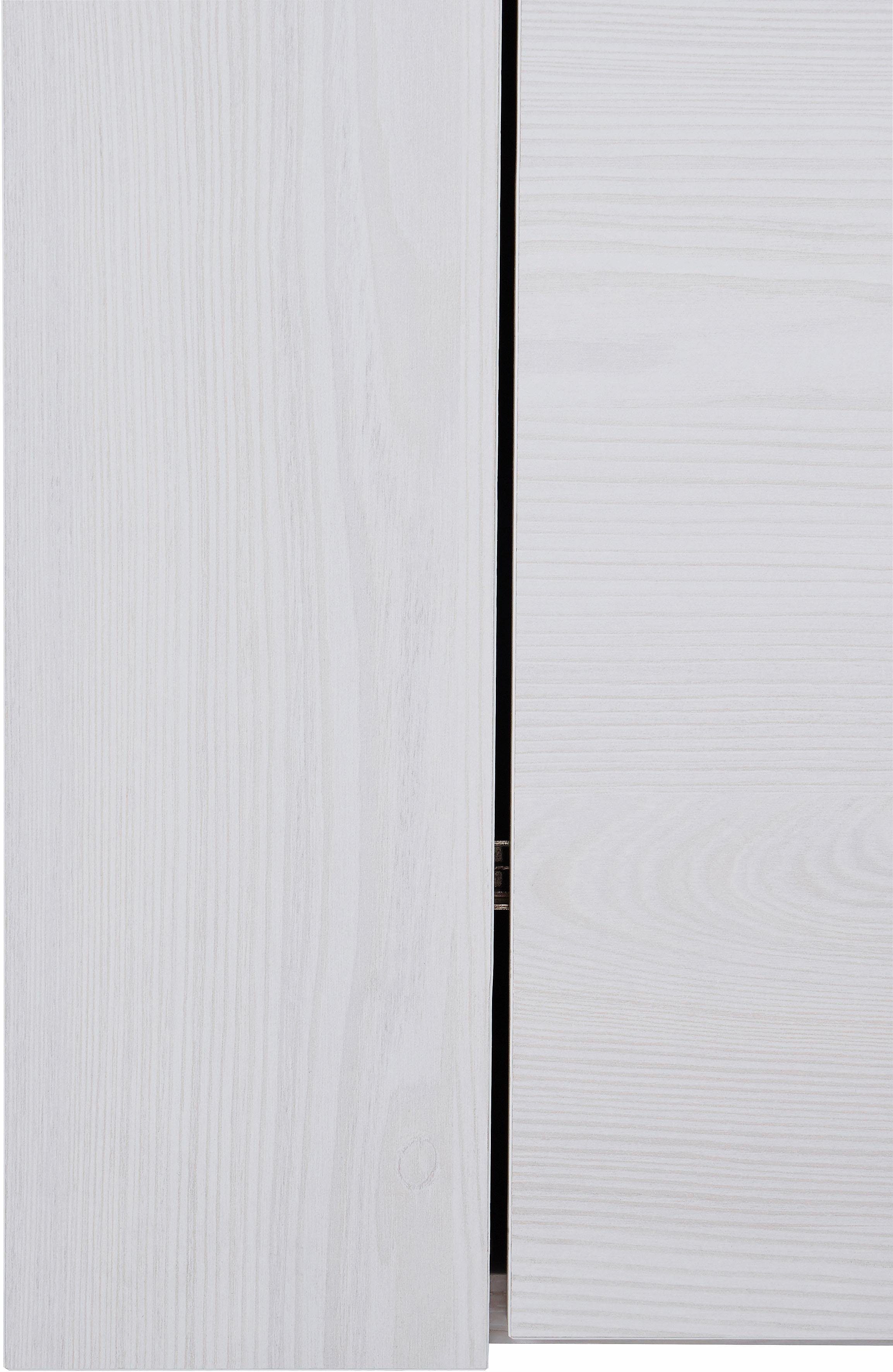 Home affaire Dressoir Larona, tijdloze commode met 2 deuren, deurkast, breedte 155 cm, Hoogte 84 cm, veel opbergruimte, dressoir met decoratieve lijstlook