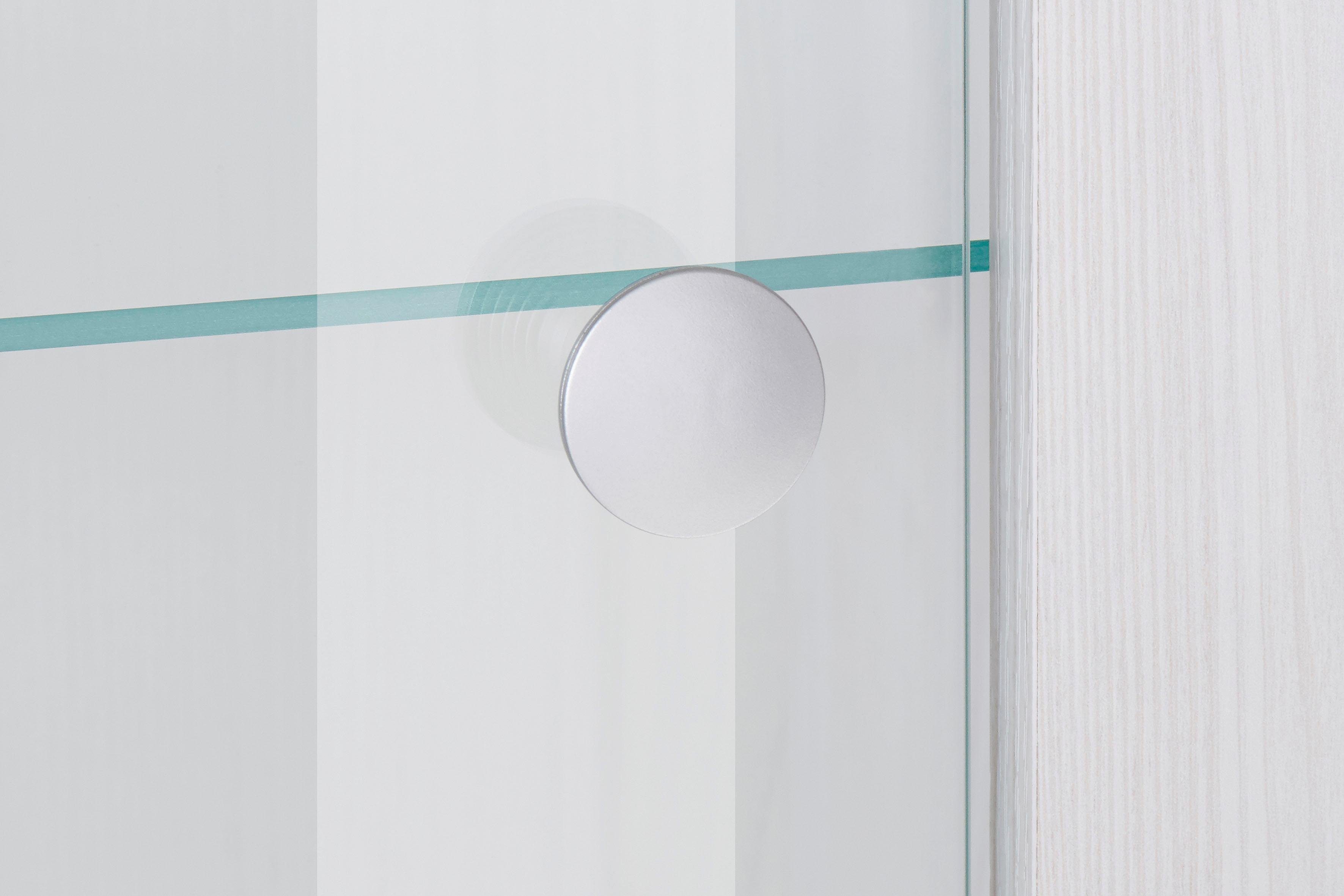 Home affaire Vitrinekast Larona, tijdloze glazen vitrine, hoge kast hoogte 205,6 cm
