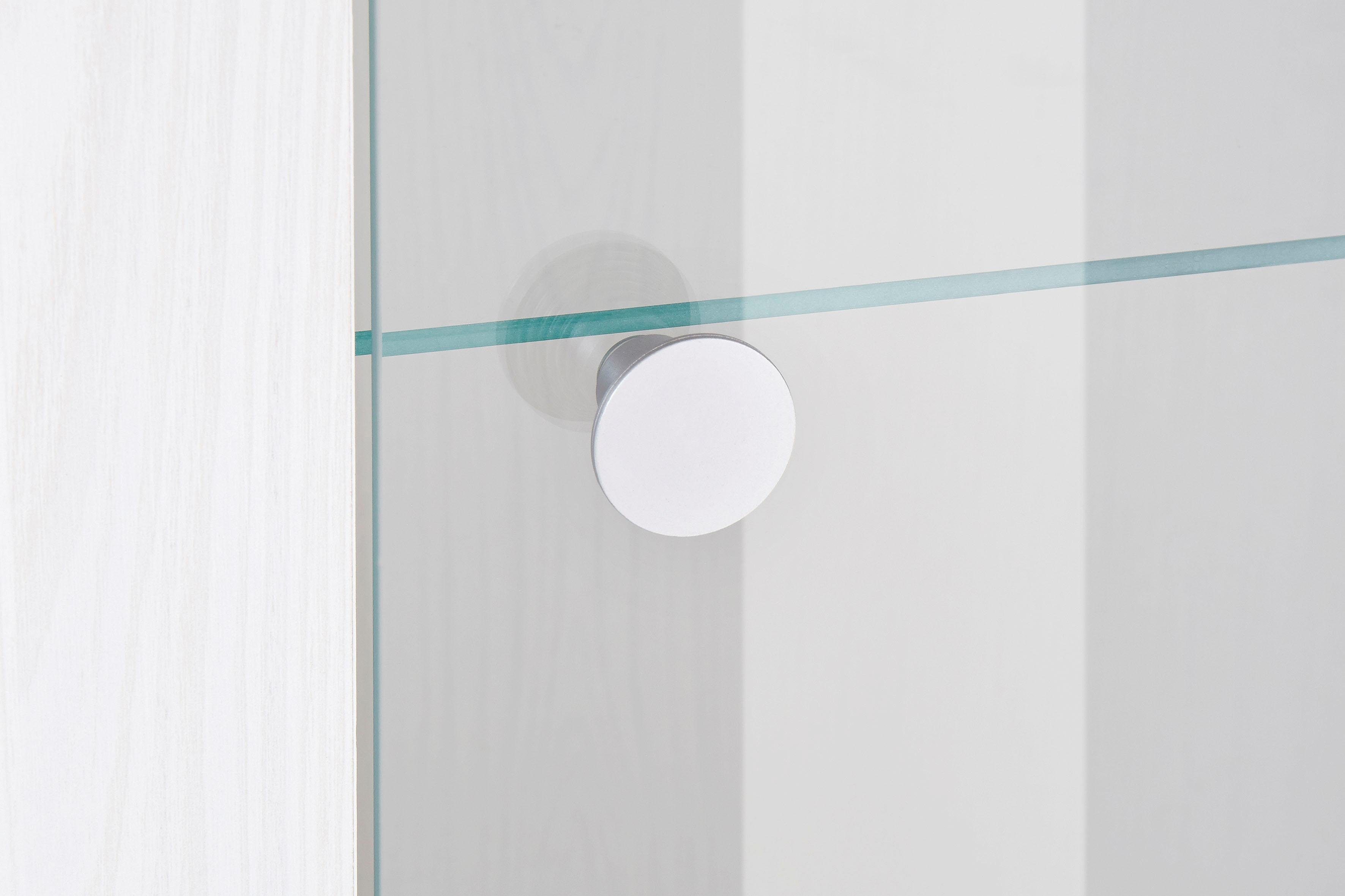 Home affaire Vitrinekast Larona, tijdloze glazen vitrine, hoge kast hoogte 145 cm