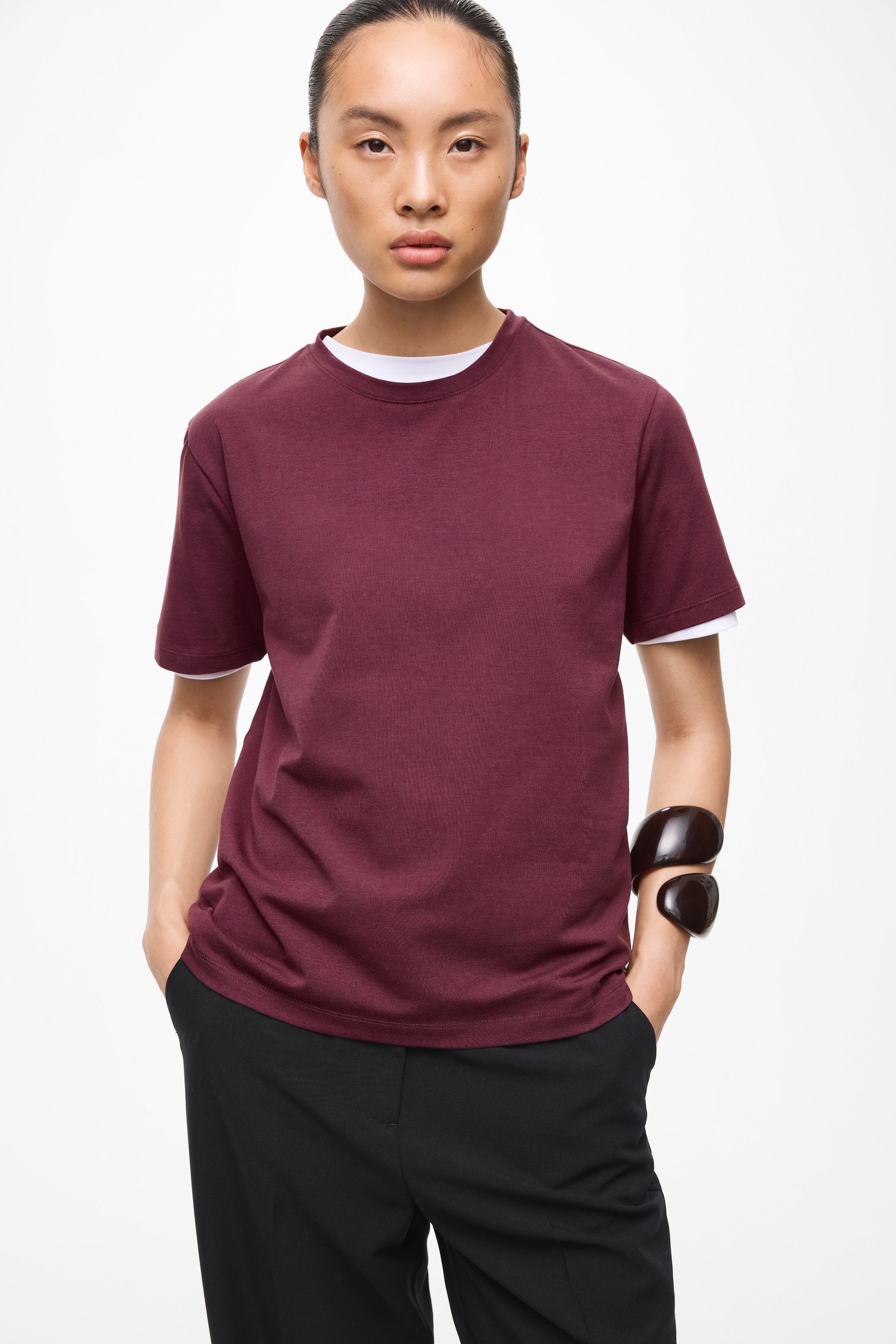 Vila Shirt met korte mouwen VINORA S/S T-SHIRT - NOOS