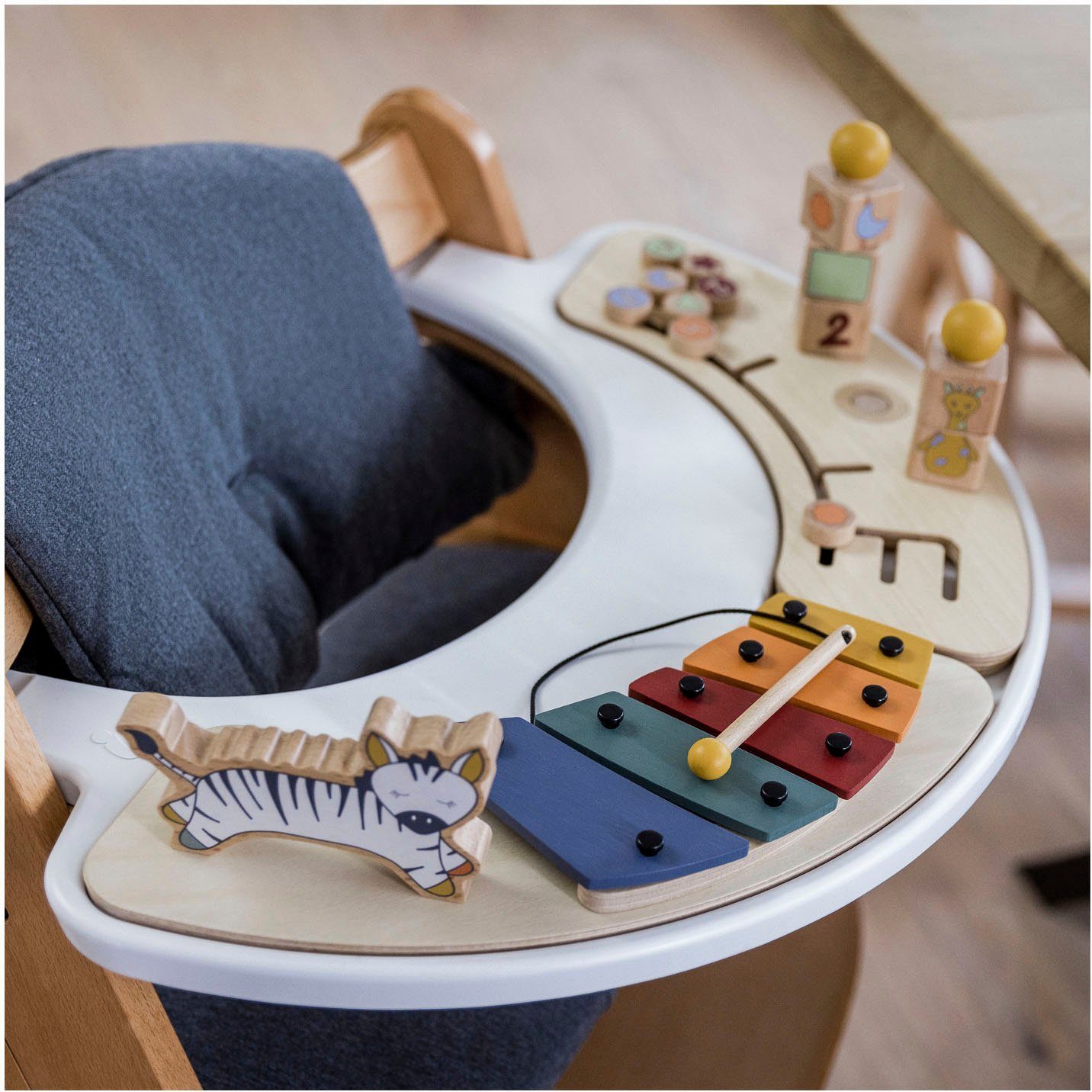 Hauck Speelgoed-muziekinstrument Play Music Zebra FSC®- beschermt bos - wereldwijd