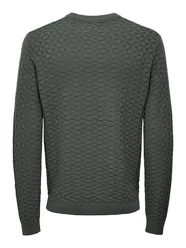 ONLY & SONS Trui met ronde hals ONSKALLE REG 12 STRUC CREW KNIT NOOS