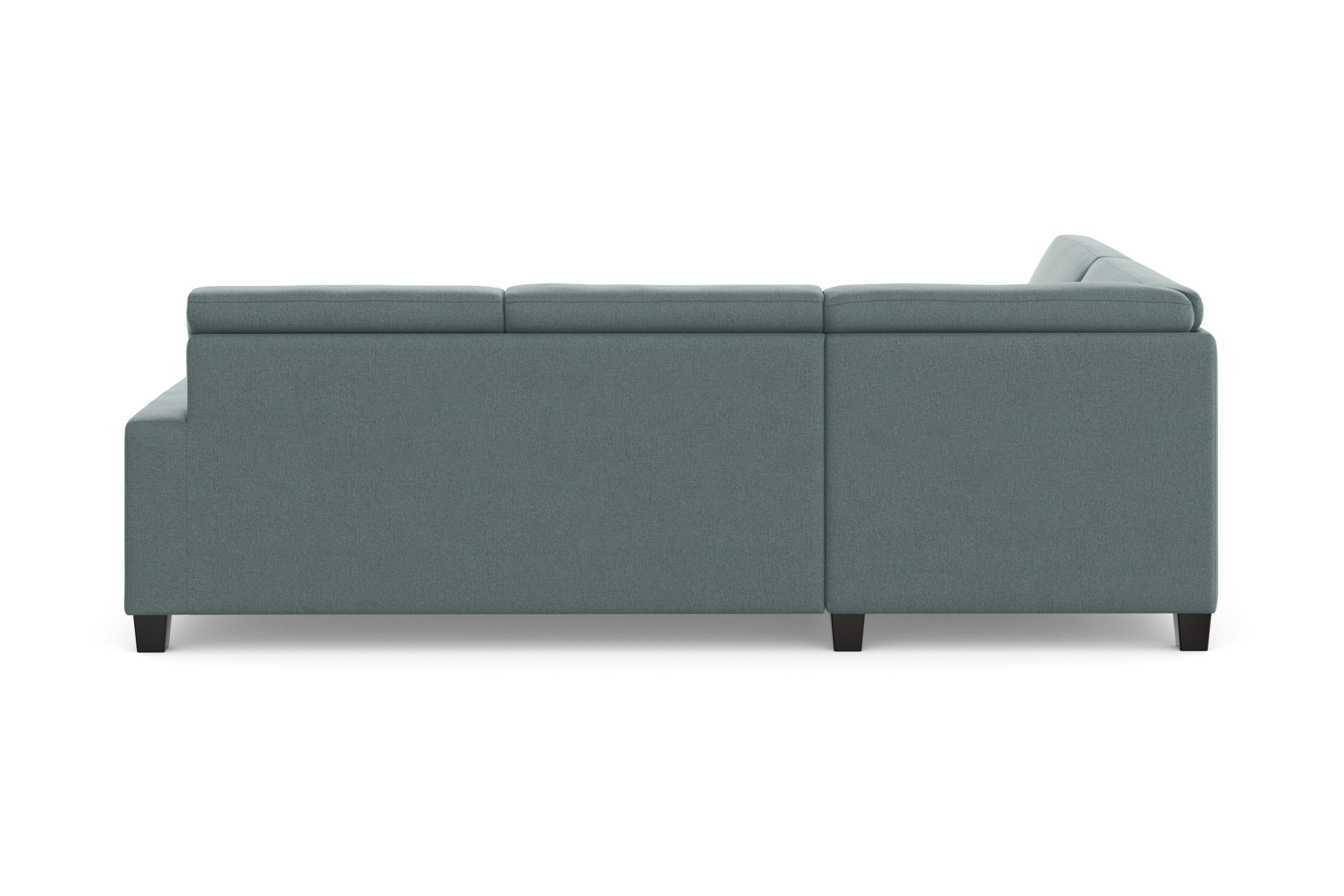 DOMO collection Hoekbank Florentina tijdloos en elegant, zitnaden als designelement, L-vorm
