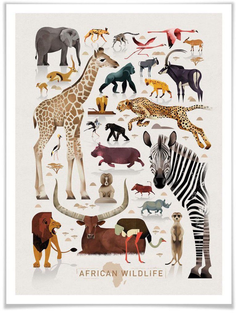 Wall-Art poster Africa