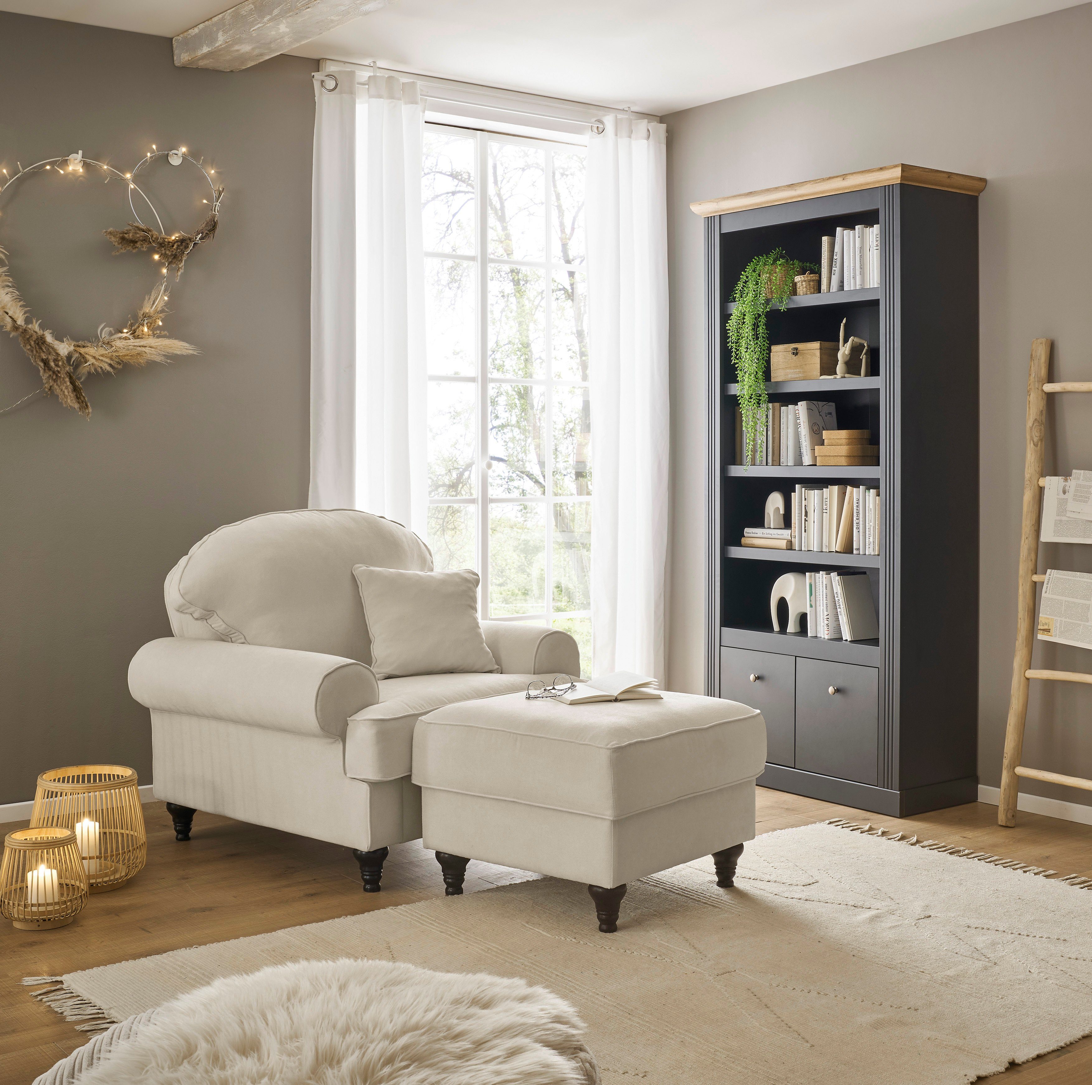 Home affaire Fauteuil Westminster met binnenveringsinterieur (set, 2 stuks)