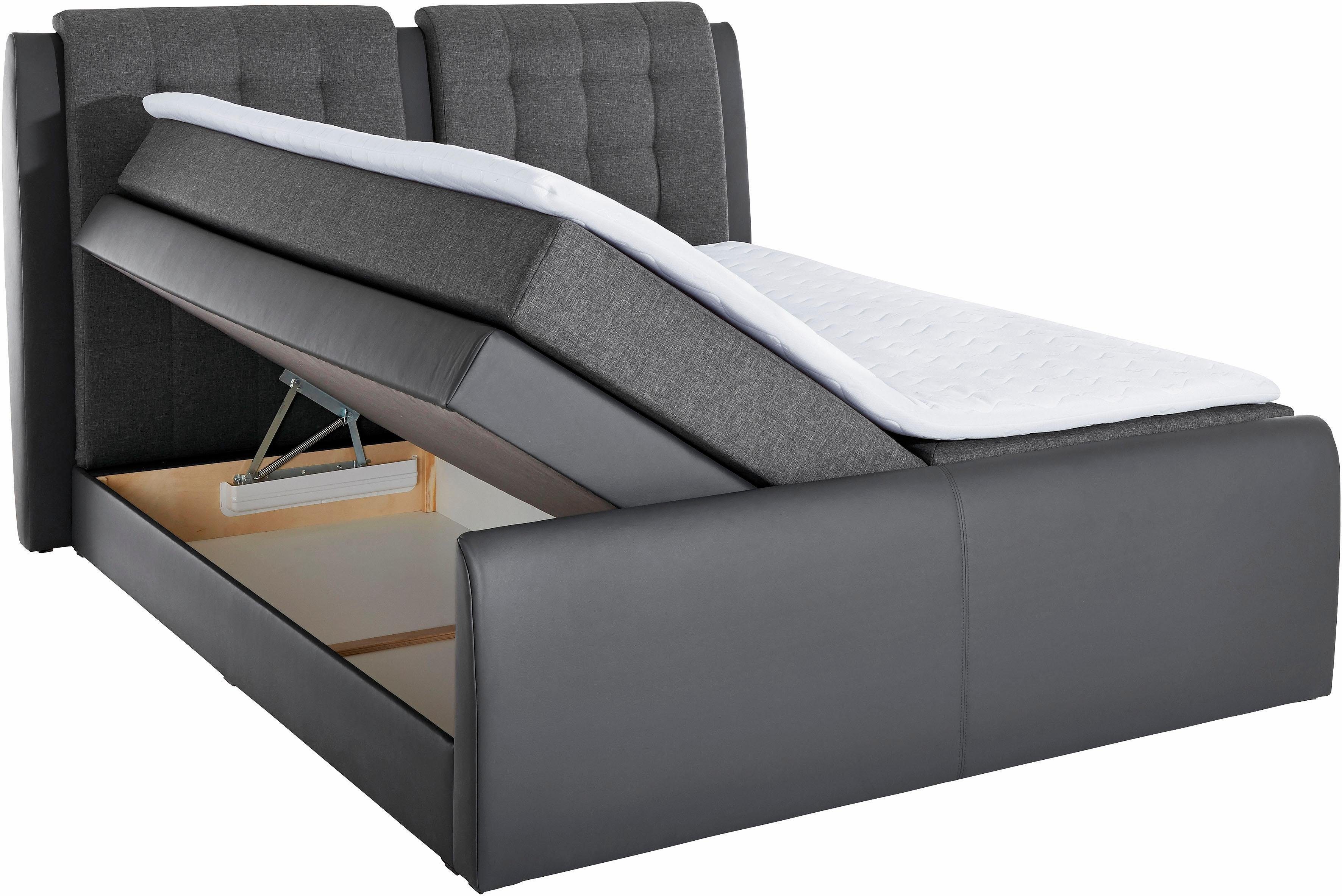 COLLECTION AB Boxspring Rubene inclusief bedkist en topper