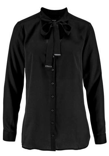BRUNO BANANI blouse met kraagstrik BRUNO BANANI blouse met kraagstrik