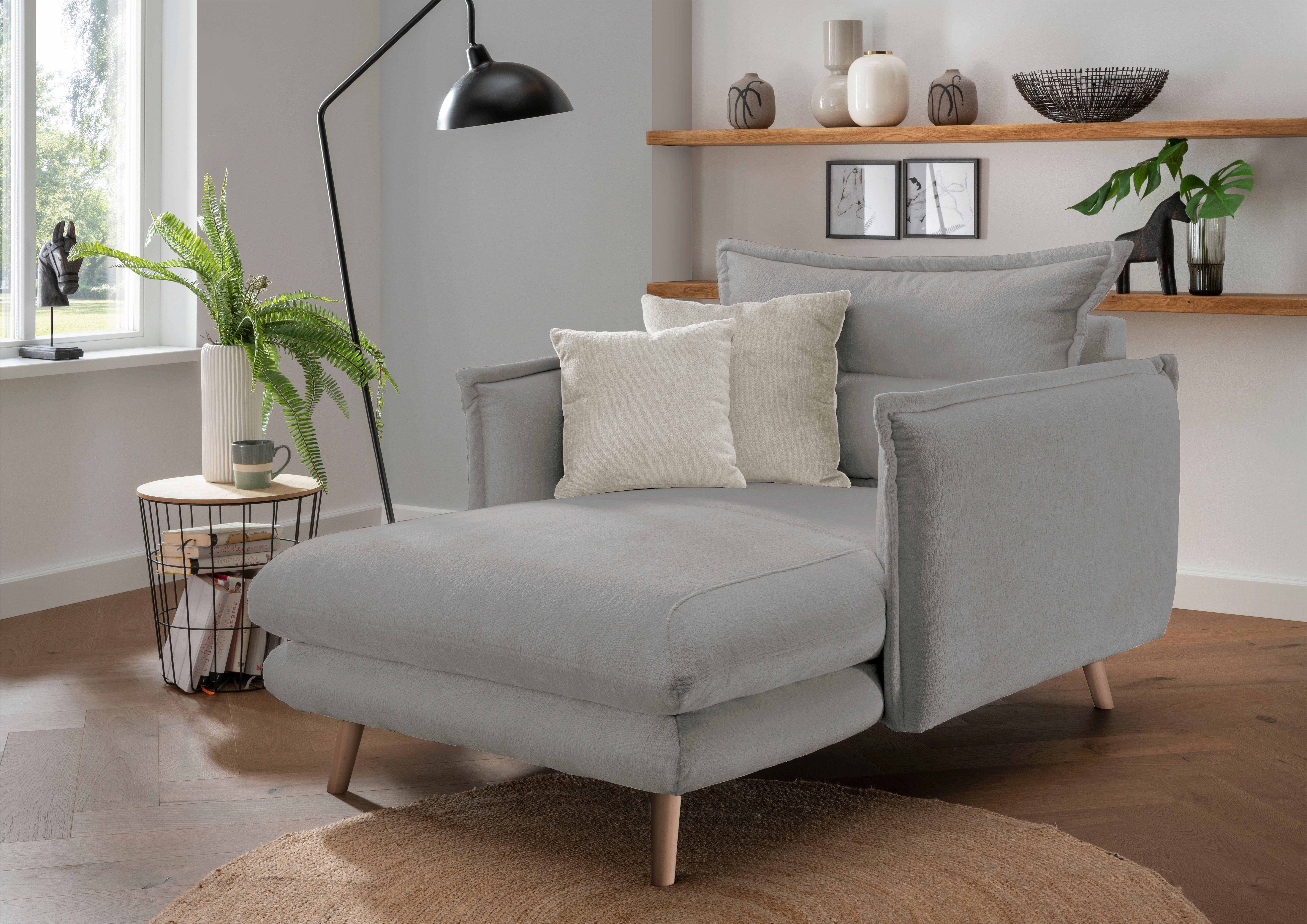 INOSIGN Loveseat LAZIO moderne fauteuil met een comfortabele bekleding, 2 stuks decoratieve...